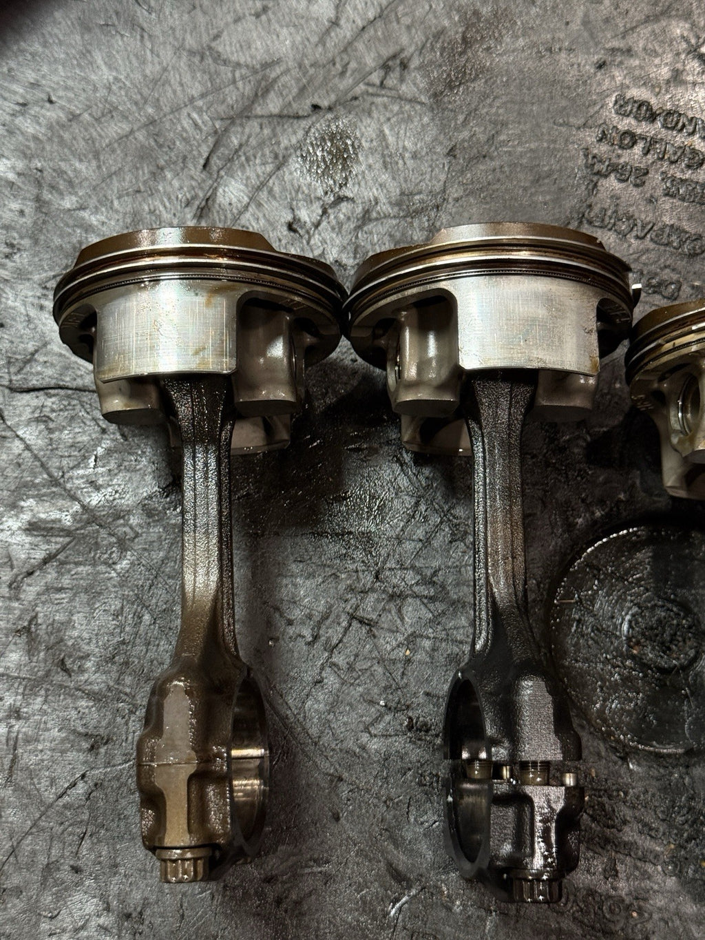 08-16 Honda CBR1000RR SC59 OEM Engine Pistons Connecting Rods Set 13101-MFL-01015