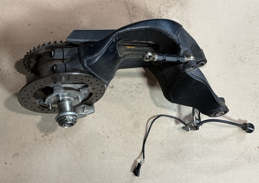 08-13 Ducati 848 1098 1198 OEM Single Sided Swingarm Rear Brake Rotor Sprocket