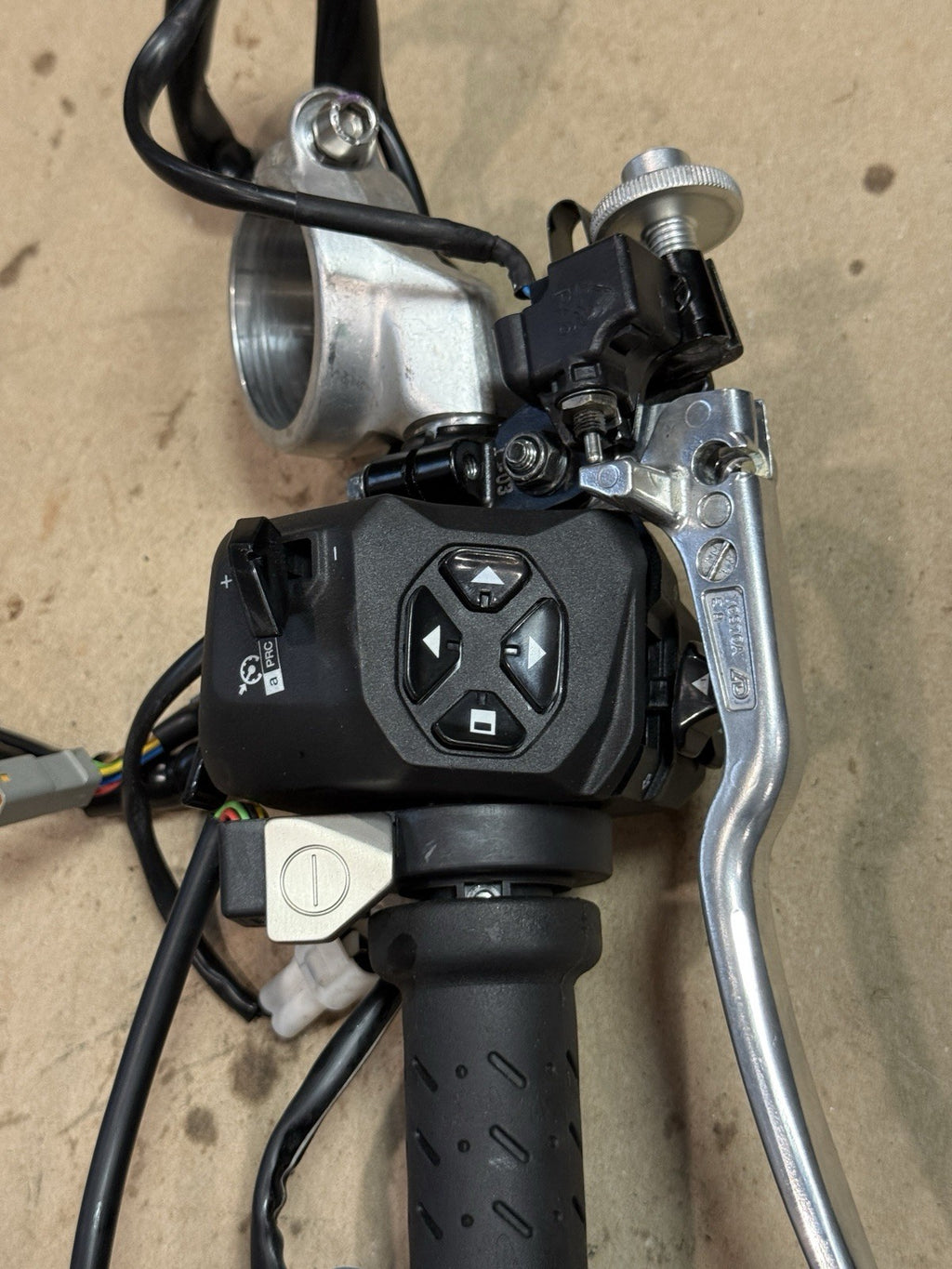 2021-2024 Aprilia RSV4 1100 Genuine OEM Left Clip-On Handlebar w Switches Tested