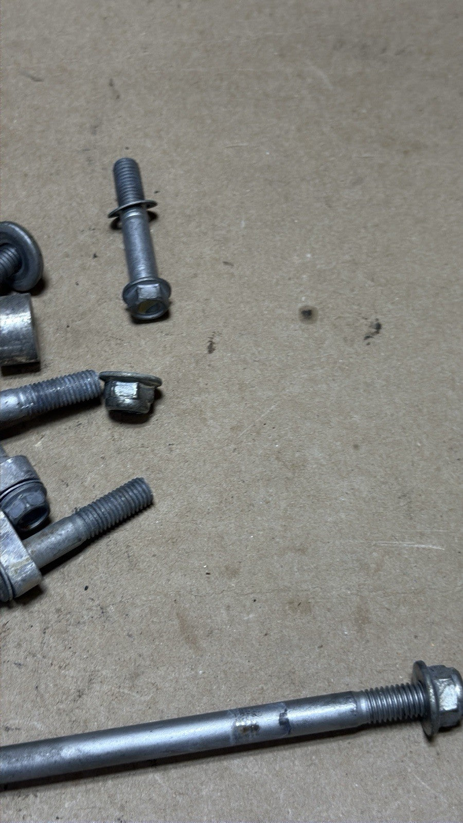 15-18 Aprilia RSV4 1000 OEM Engine Frame Mount Bolts Hardware Set