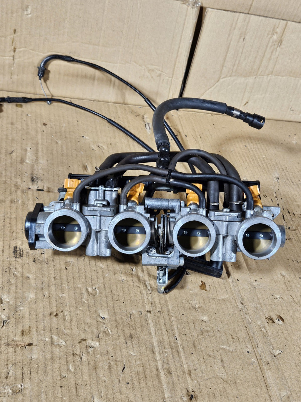 2013 Honda CBR600RR CBR 600RR OEM Throttle Body Primary Secondary Fuel Injectors8