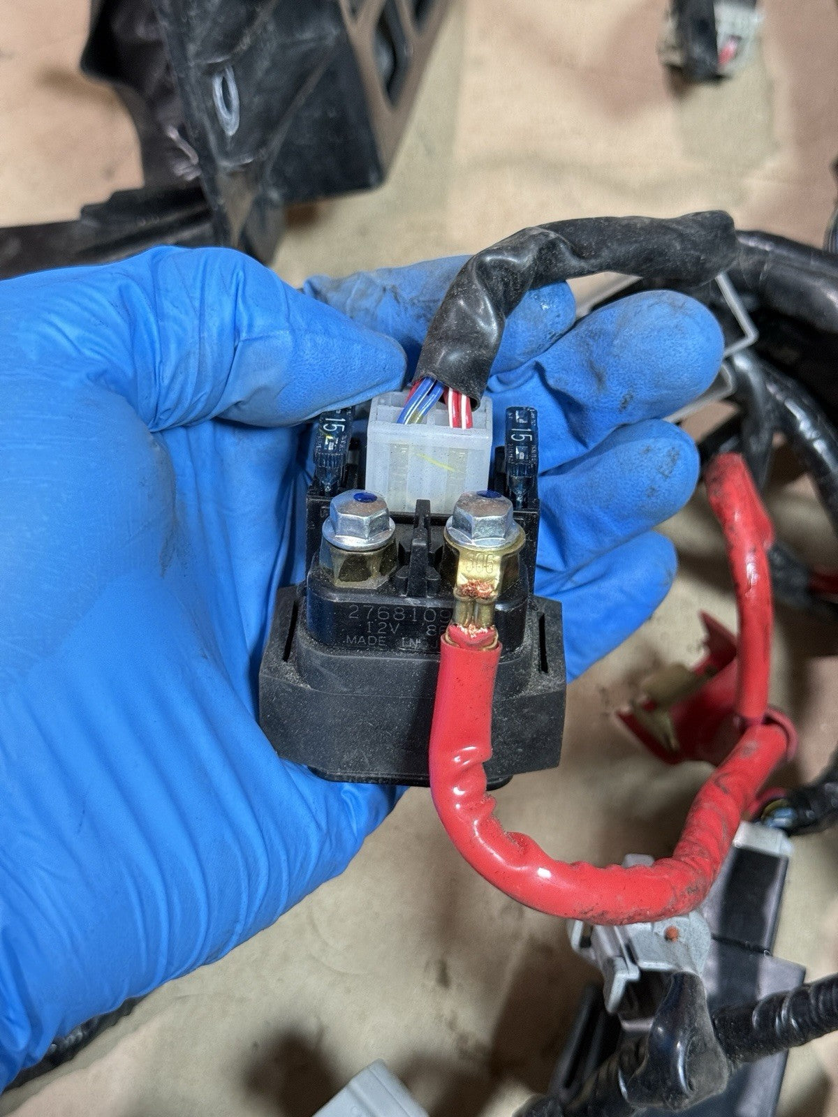 08-16 2009 Yamaha YZF R6 OEM Main Engine Wiring Harness Motor Wire Loom Voltage