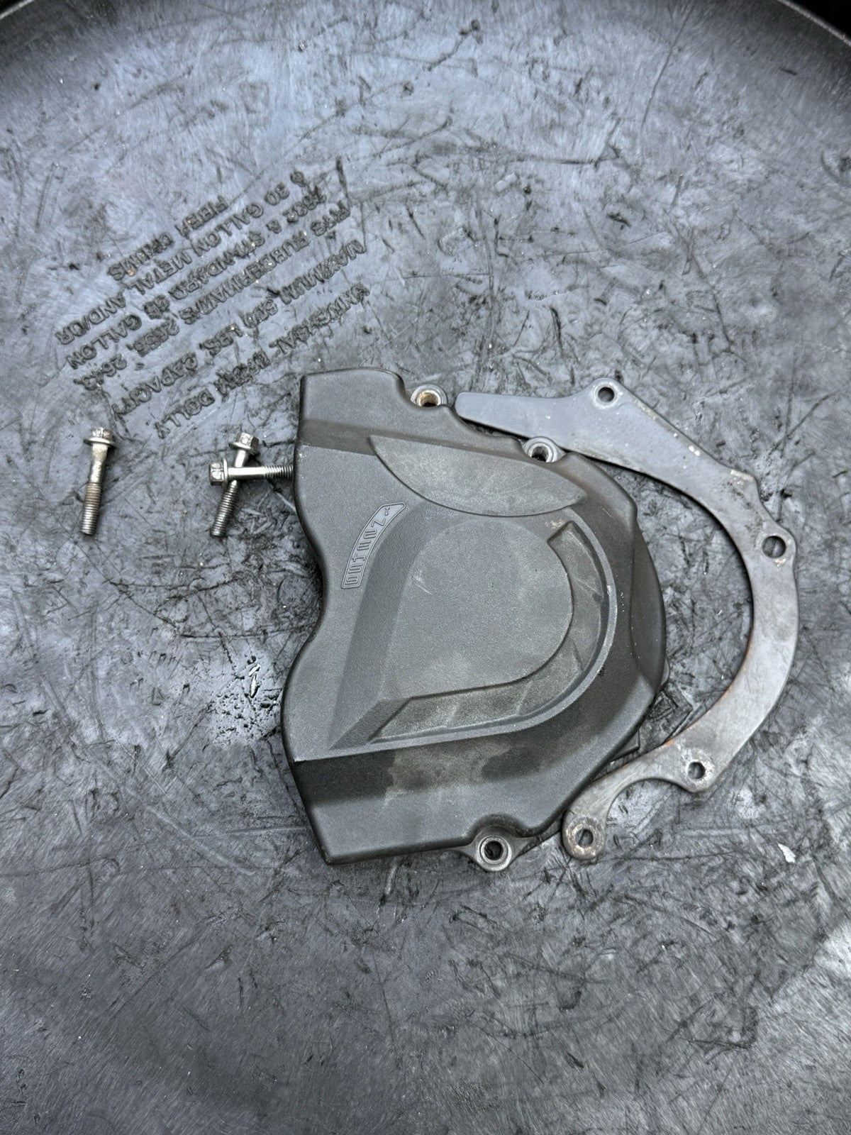 2011-2015 Kawasaki Ninja ZX10R OEM Front Sprocket Cover Chain Case Guard Guide2