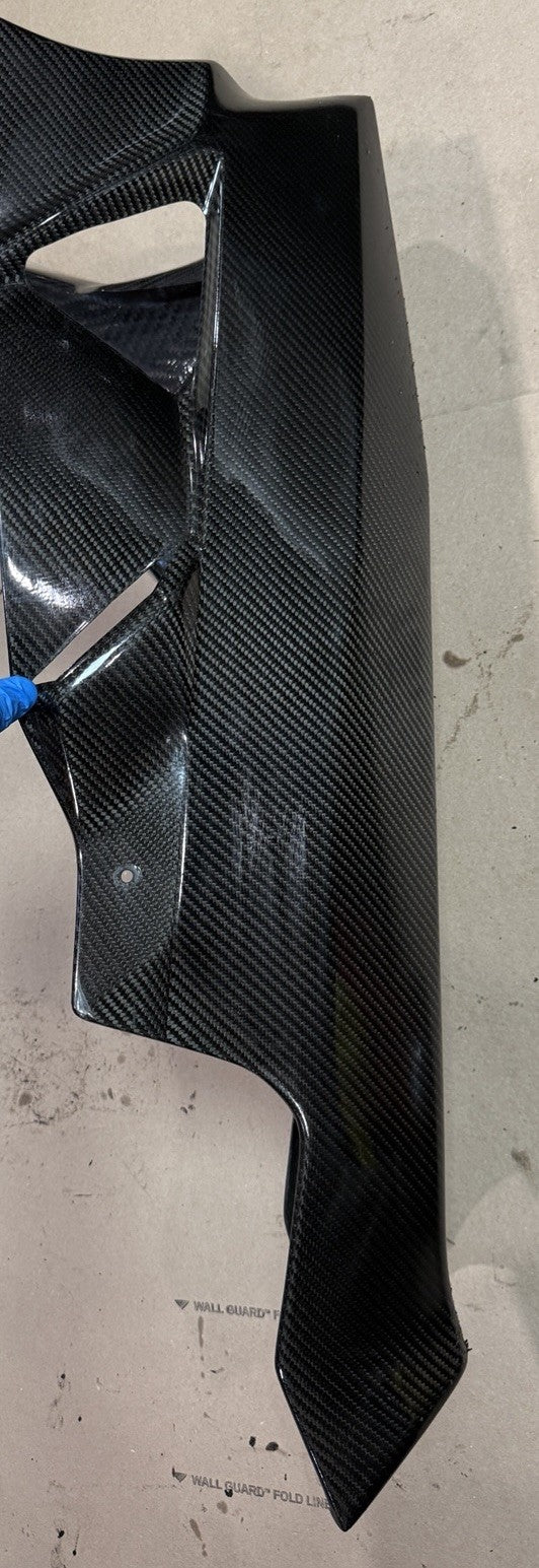 2009-2014 BMW S1000RR Carbon Fiber Race Belly Pan Lower Fairing One Piece