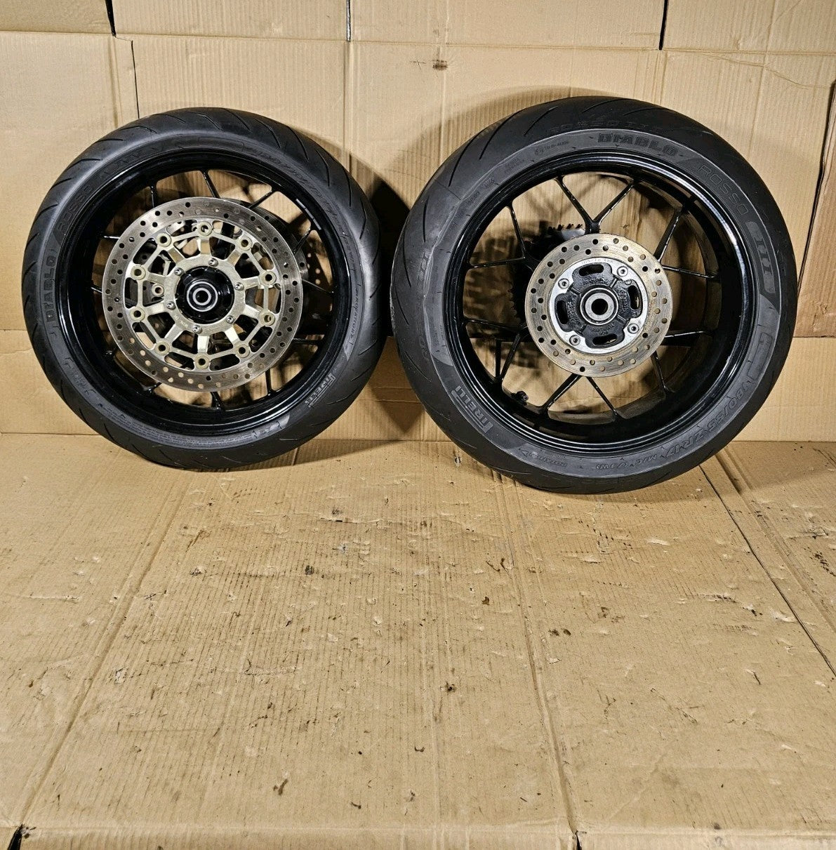 2013 Honda CBR600RR Front and Rear Rim Set OEM 2013 2020 Genuine Wheels Rims0