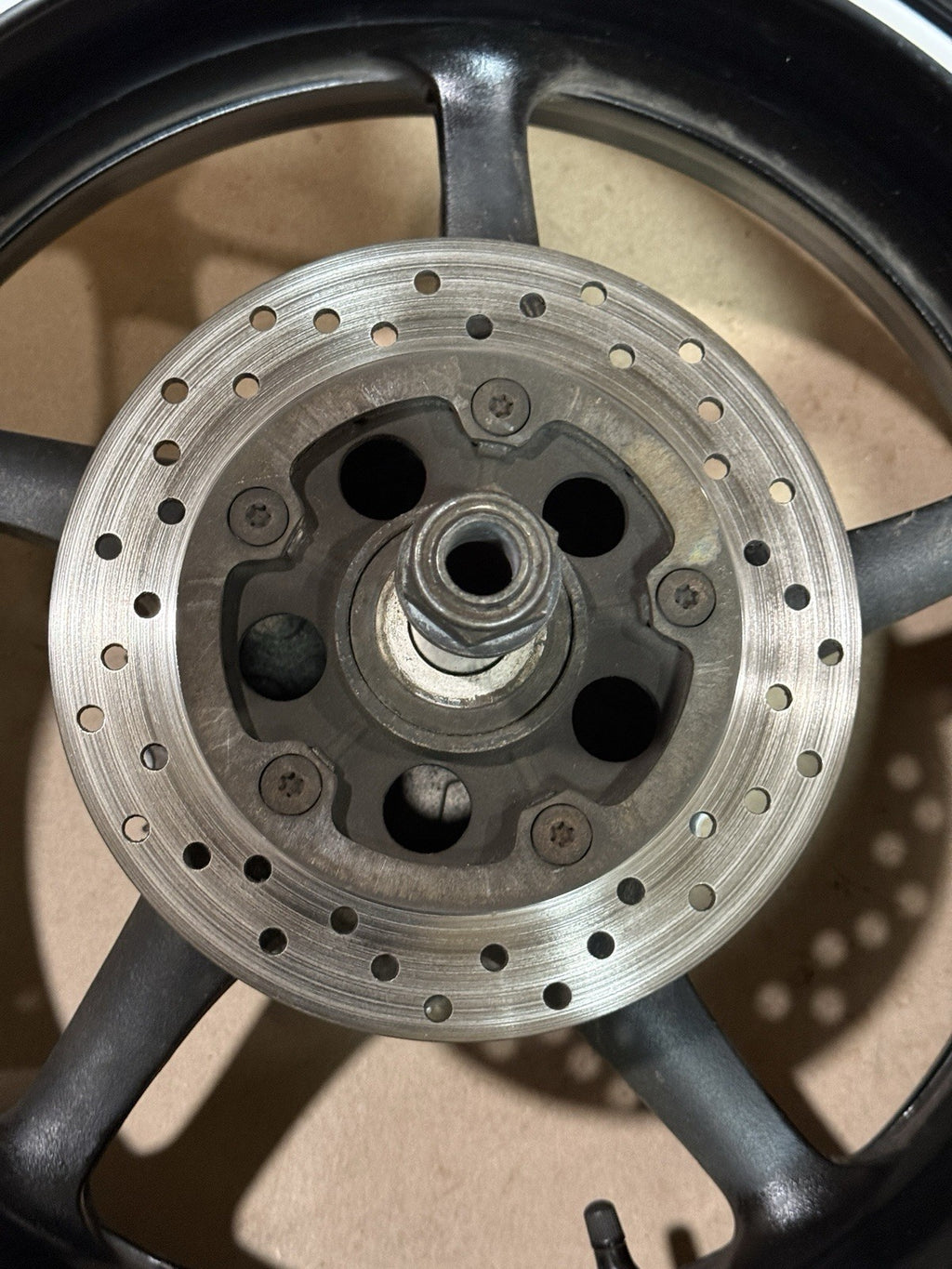 08-16 Yamaha YZF R6 YZFR6 OEM Front Rear Wheels Rims Rotors Sprocket Hub