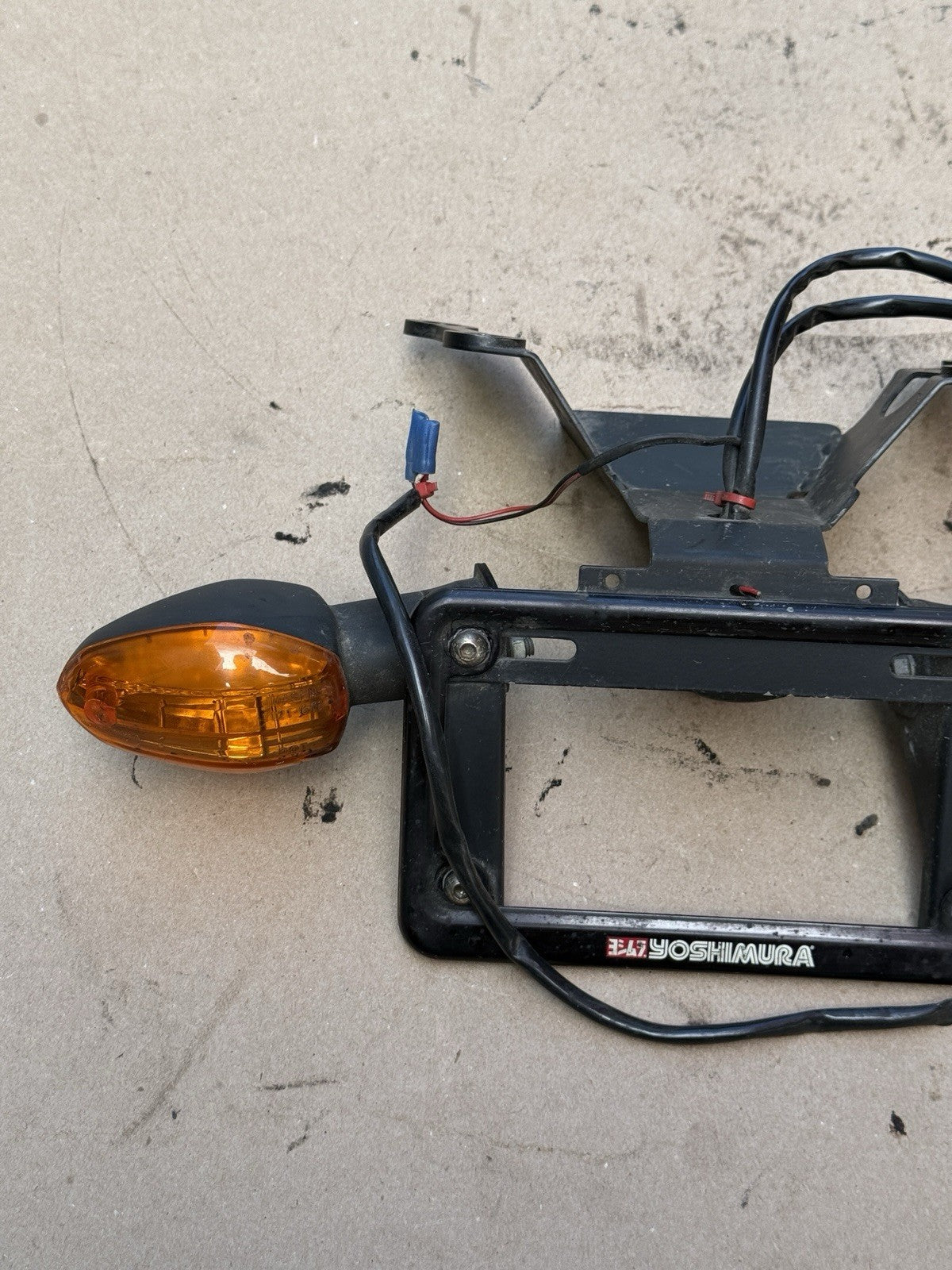 11-25 Suzuki GSXR 1000 Yoshimura Fender Eliminator LED Plate Holder Blinkers4