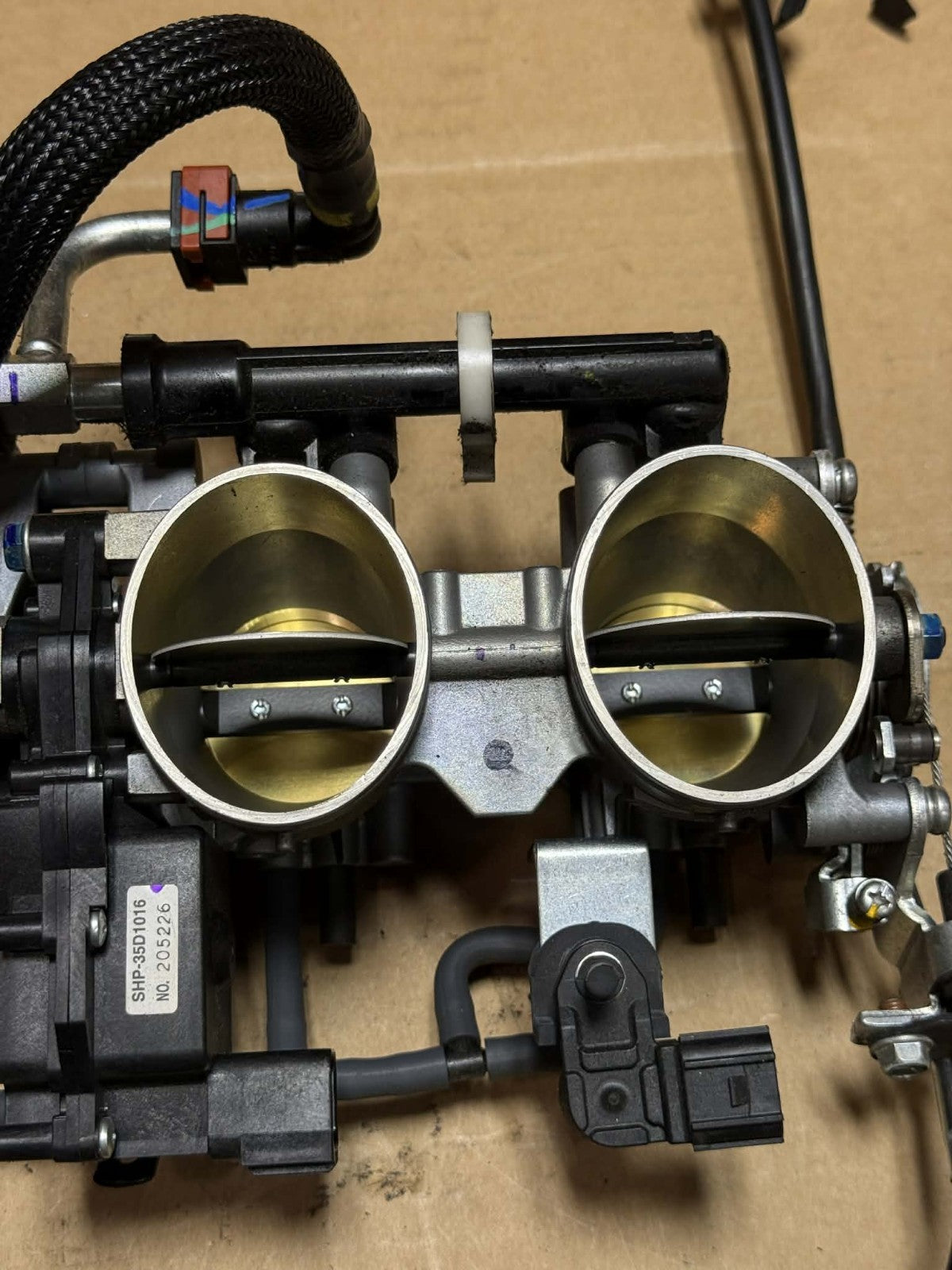 2019-2023 Kawasaki Ninja ZX6R 636 Throttle Body Assembly and Fuel Injectors OEM