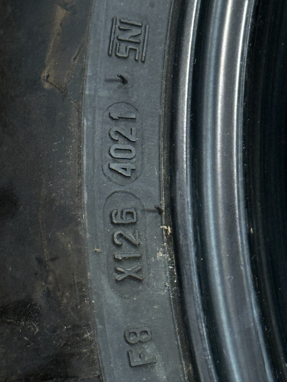 2011-13 Ducati 848 Evo 1098 1198 OEM Front Wheel Rim W/ Tire DENTED Damaged