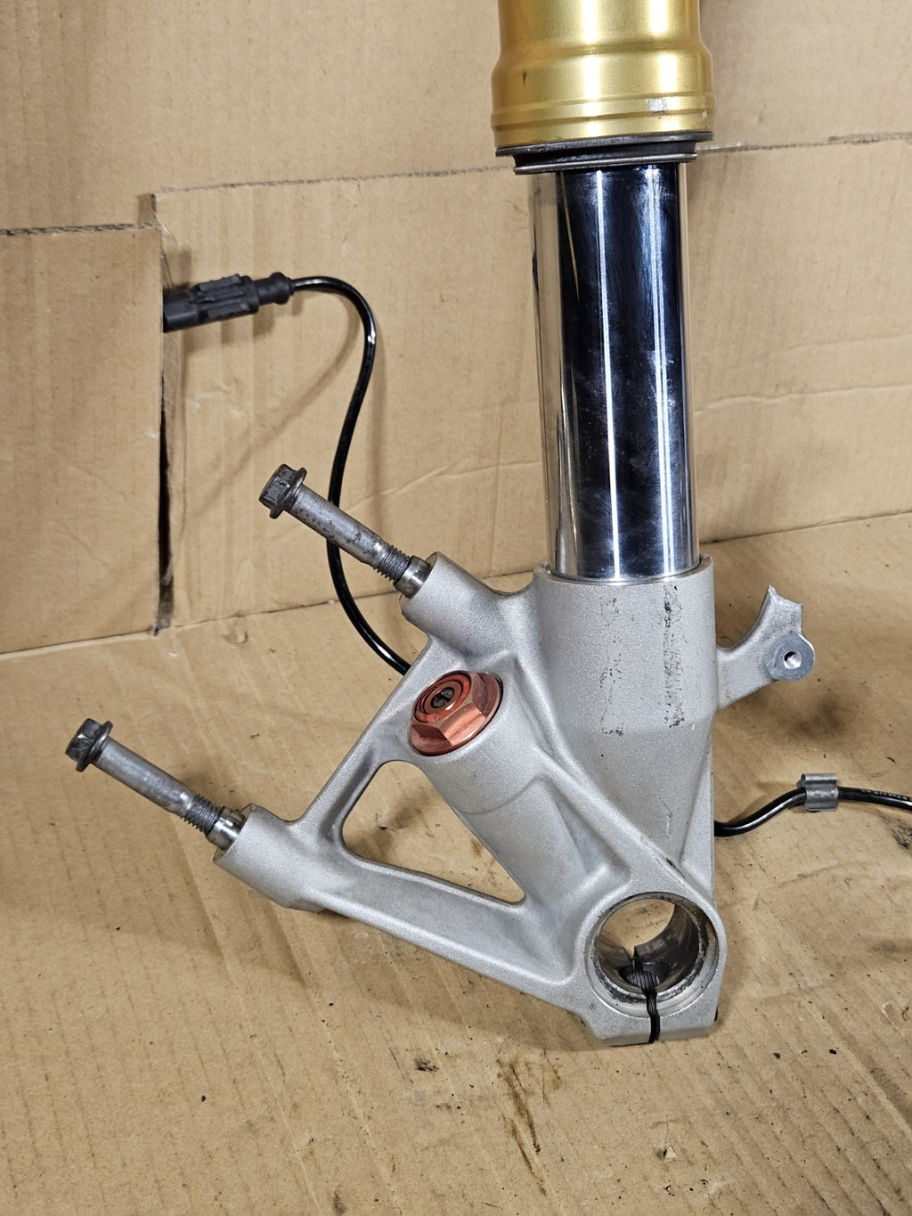 2012 BMW S1000RR OEM Front Forks Pair Fork Tubes Suspension Left Right 15