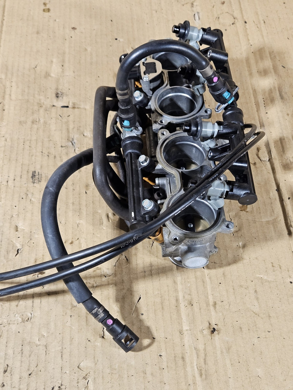 2013 Honda CBR600RR CBR 600RR OEM Throttle Body Primary Secondary Fuel Injectors18