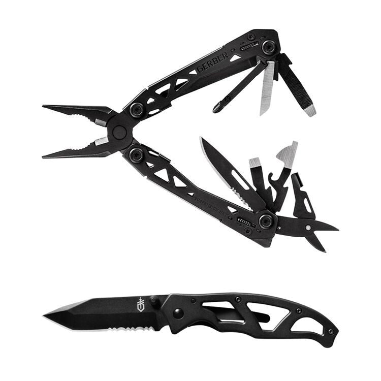 Gerber Paraframe + Suspension NXT Folding Knife Combo Pack EDC Pocket Clip NEW