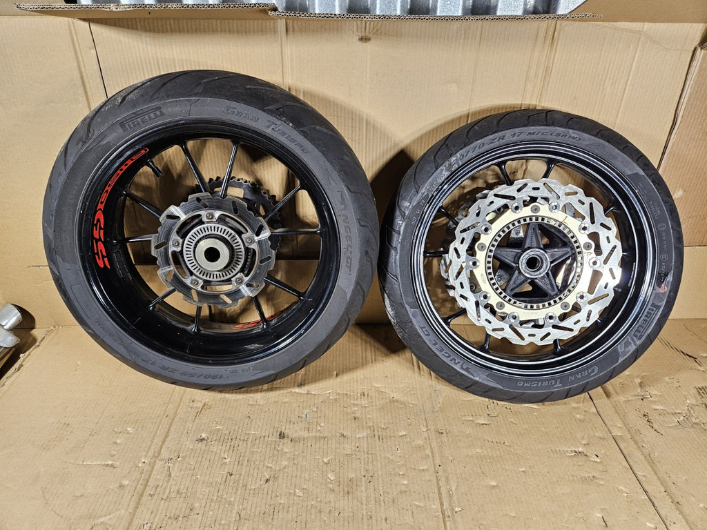 2012 BMW S1000RR OEM Front Rear Wheels Rims Set with Brake Rotors Wheel Pair12