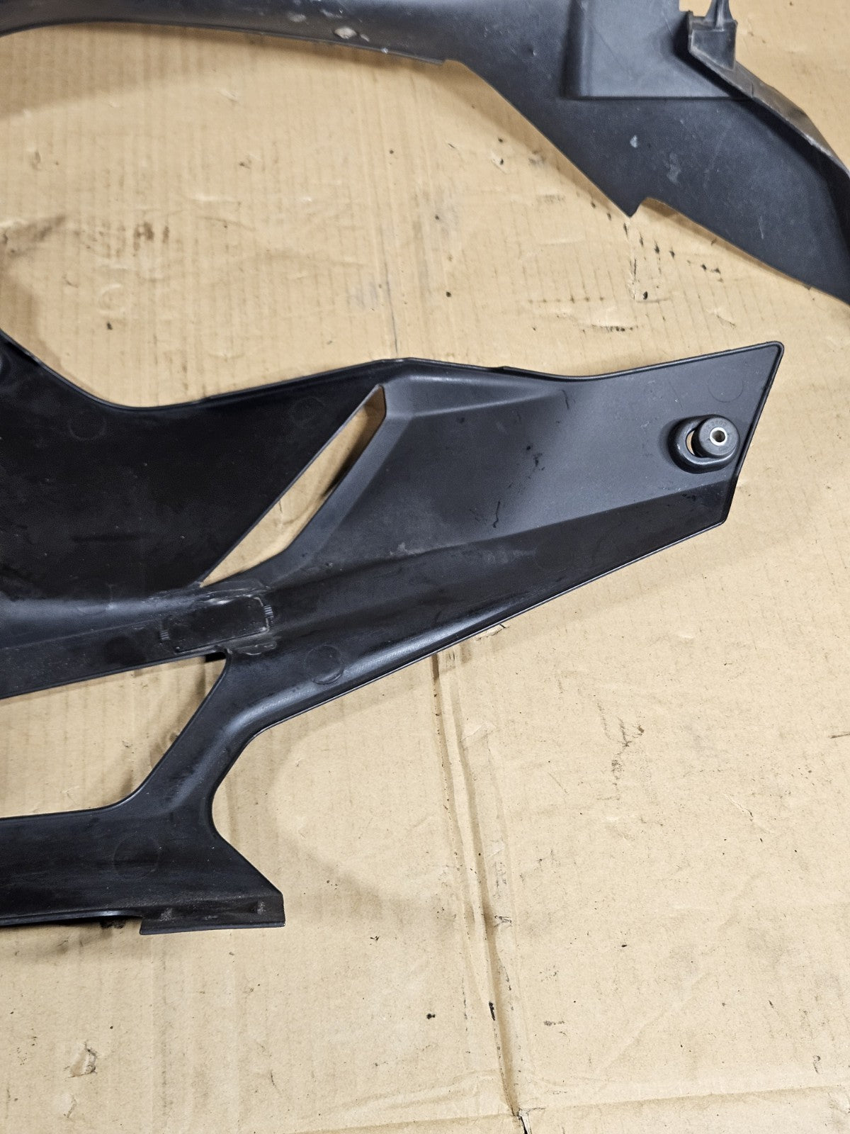 2012 BMW S1000RR OEM Lower Side Underpanel Fairing Trim Left Right Pair Black9