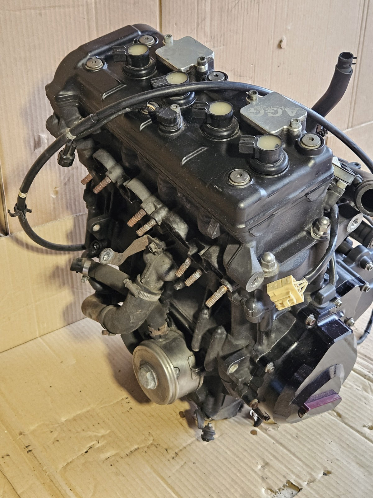 08-16 Yamaha R6 YZF-R6 YZF R6 Engine Motor READ COMPLETE ENGINE Running11