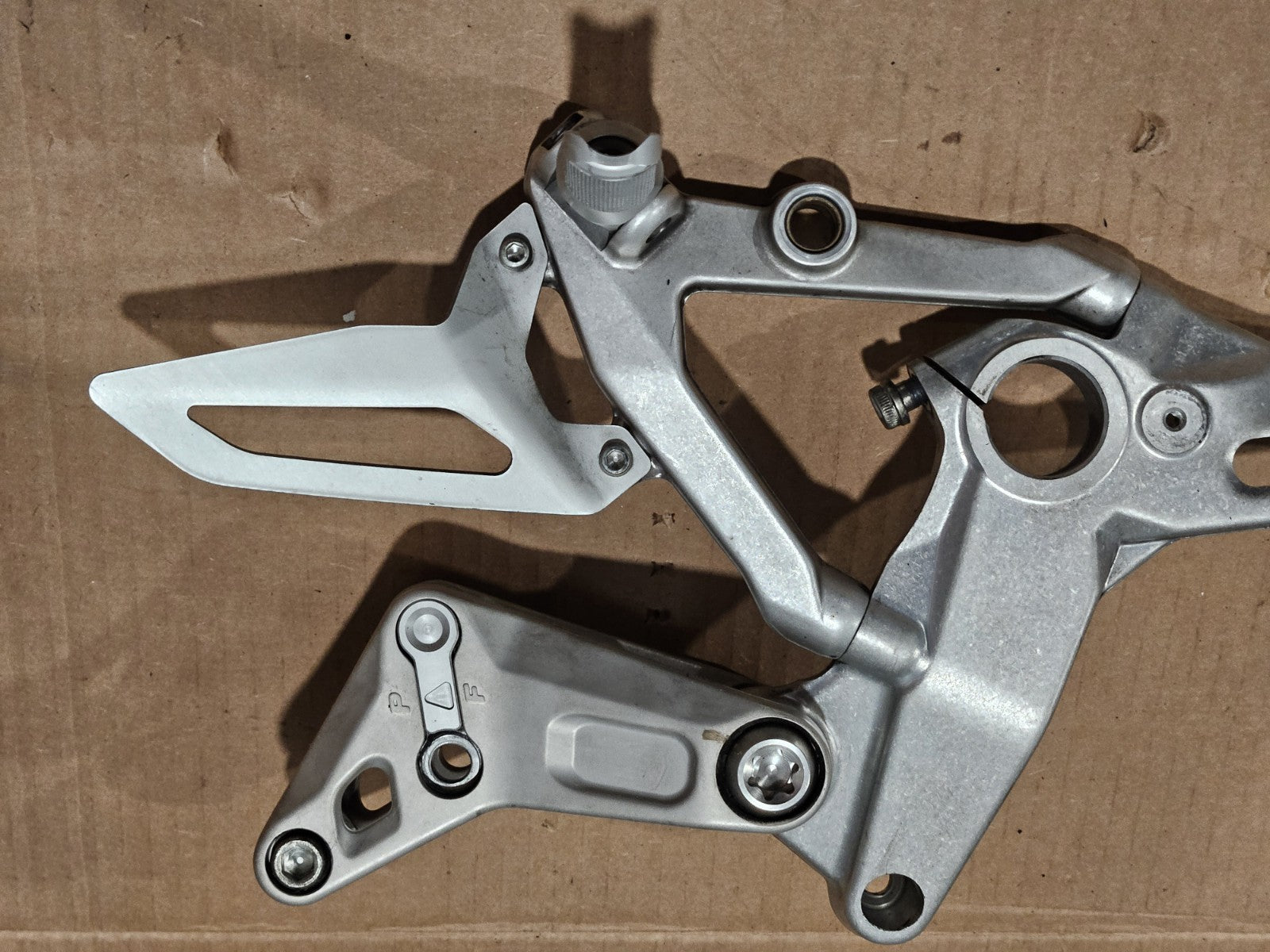 12-19 Ducati 899 959 1199 1299 Oem Left Rearset Shifter Footrest Peg Mount 