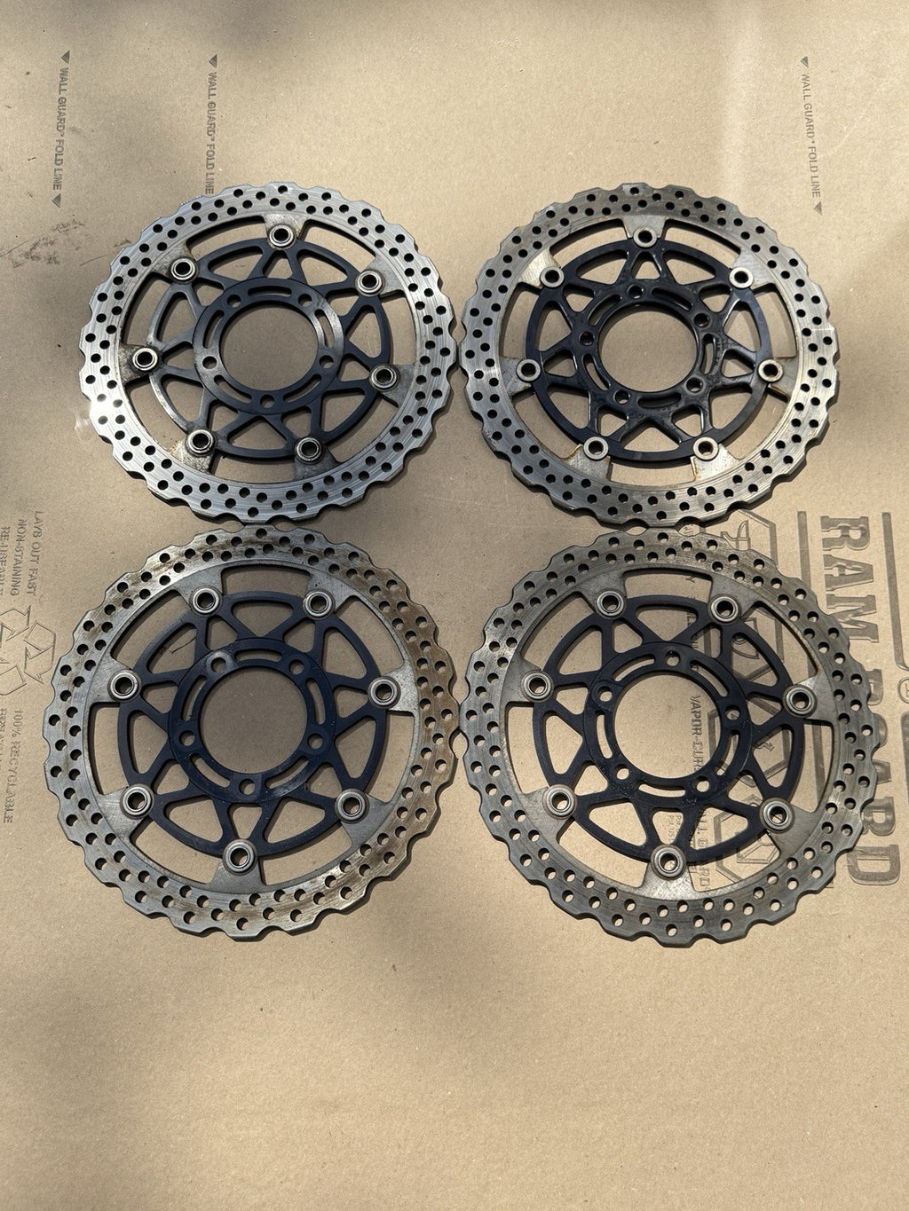 13-23 KAWASAKI NINJA ZX6R OEM FRONT LEFT RIGHT BRAKE ROTORS DISCS 4.9MM2