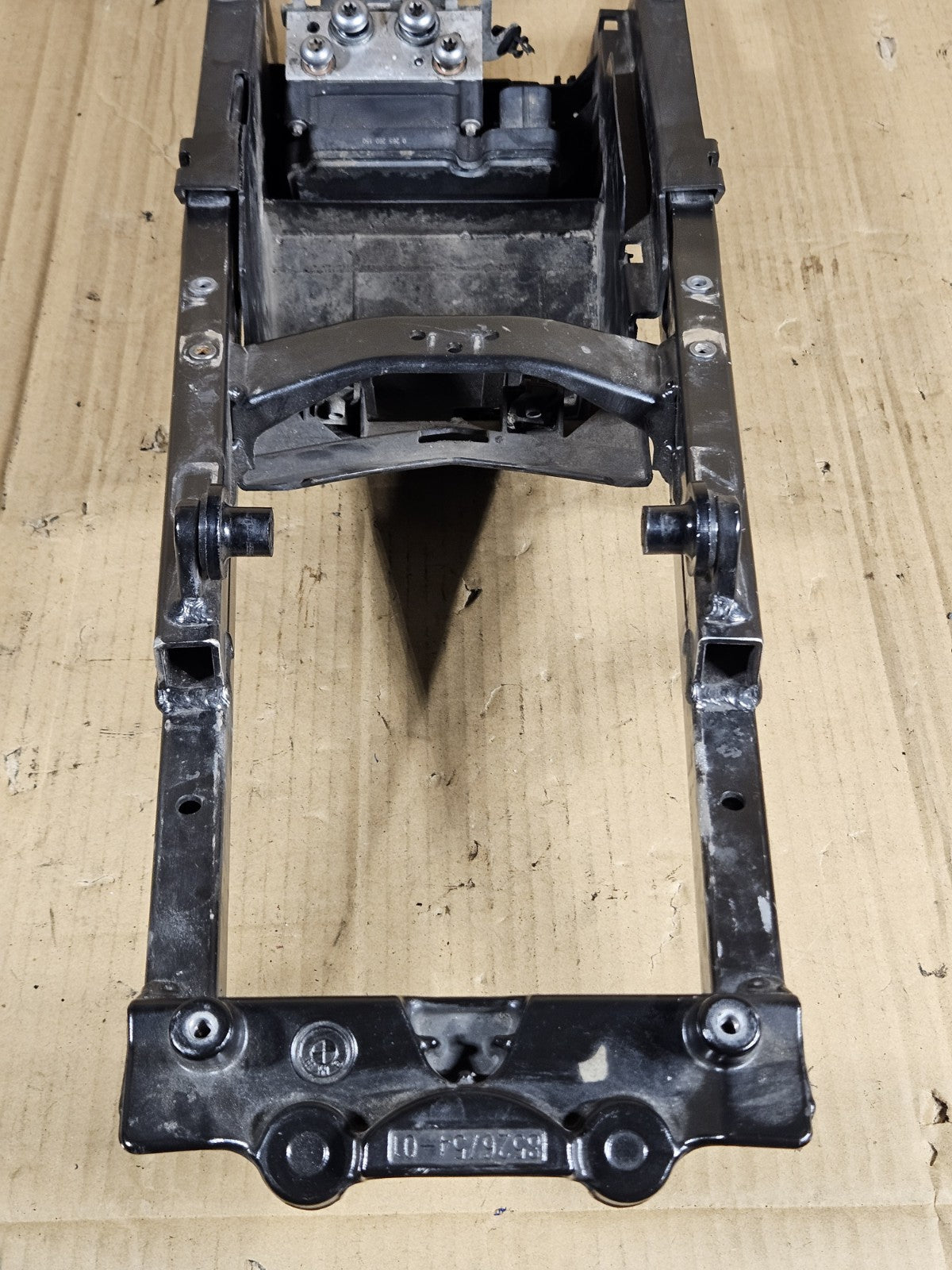 2012 BMW S1000RR OEM Rear Subframe with Battery Box Tray ABS Pump Unit Module6