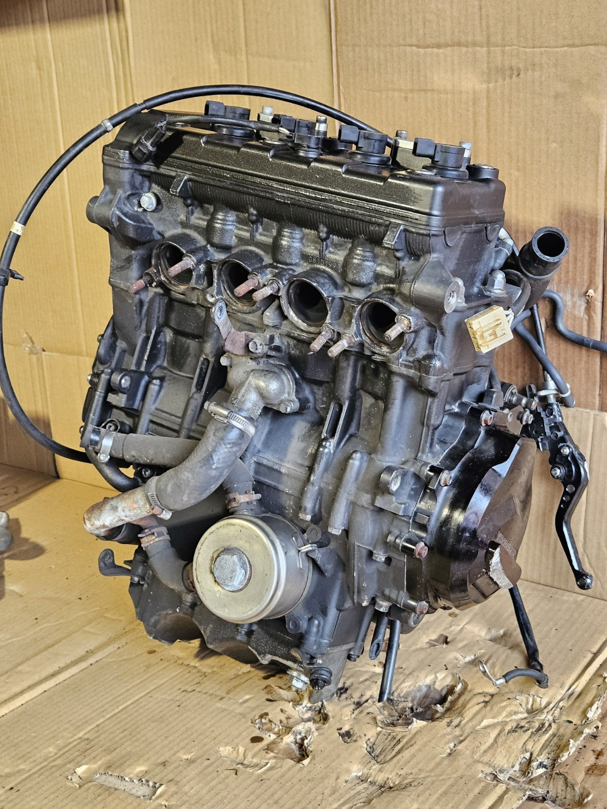 08-16 Yamaha R6 YZF-R6 YZF R6 Engine Motor READ COMPLETE ENGINE Running15