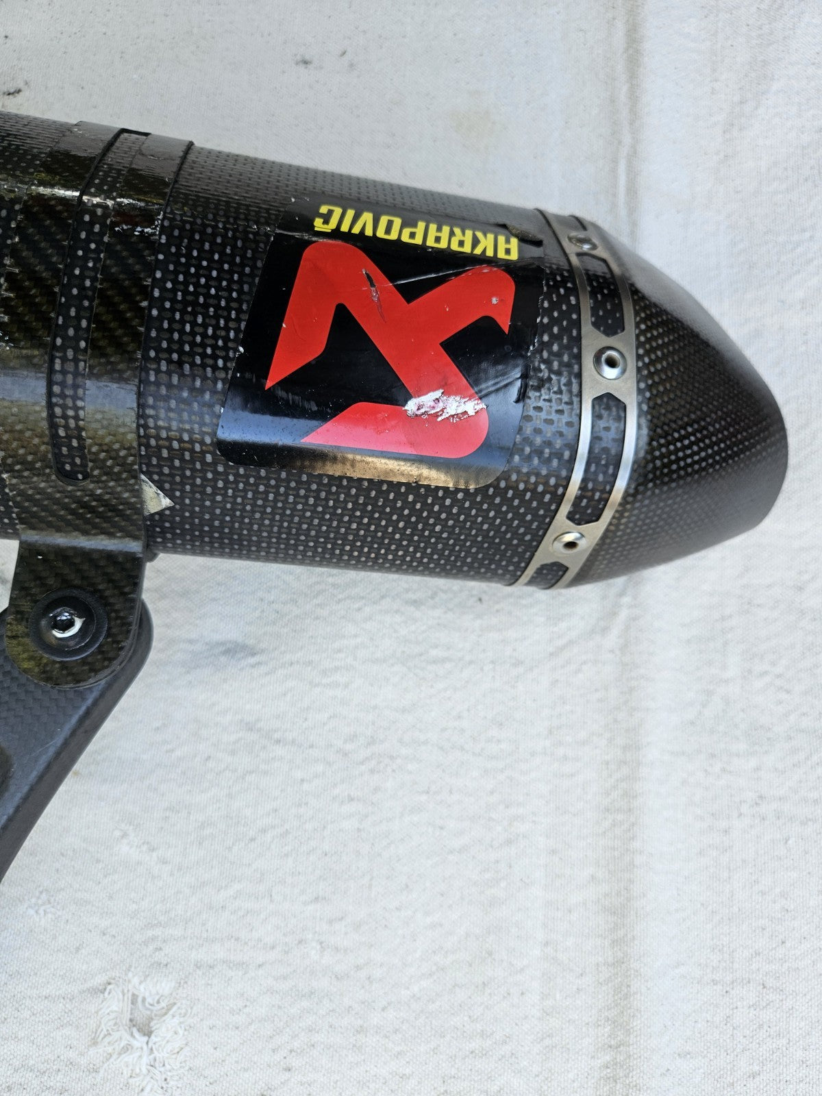 16-20 Kawasaki Ninja Zx10r Akrapovic Exhaust Pipe Muffler Slip On Can Slipon2