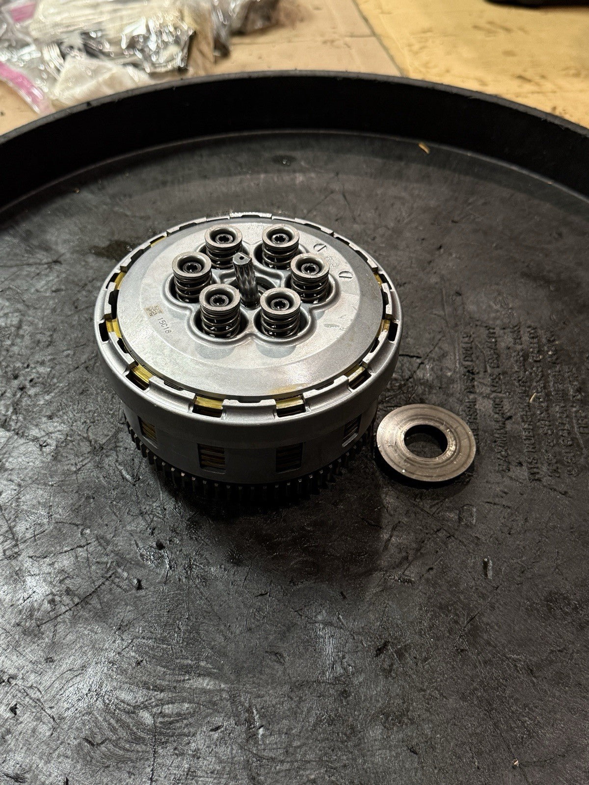 2015-2018 Aprilia RSV4 RR 1000 OEM Clutch Basket Hub Plates Discs Assembly4