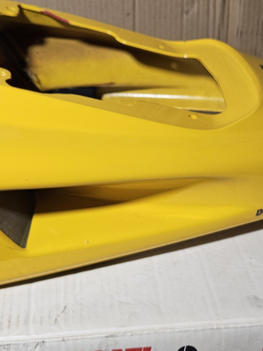1999-2002 Ducati 748 Yellow Bi-Posto Rear Tail Fairing Seat Cowl Tailpiece OEM20