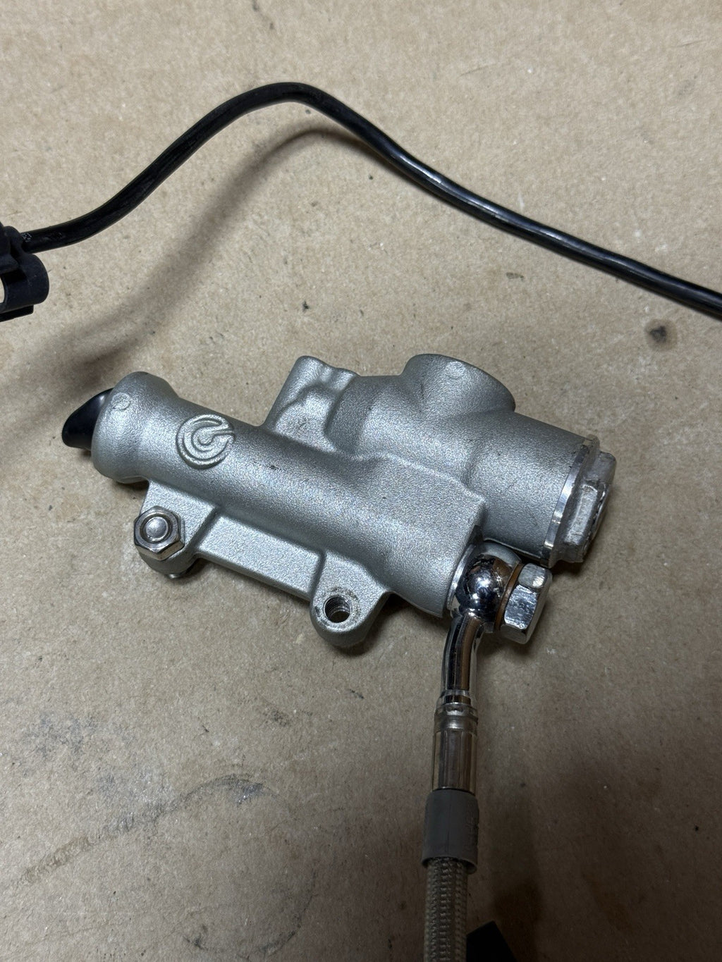 2015-2018 Aprilia RSV4 RR RF OEM Rear Brake Caliper & Master Cylinder Assembly