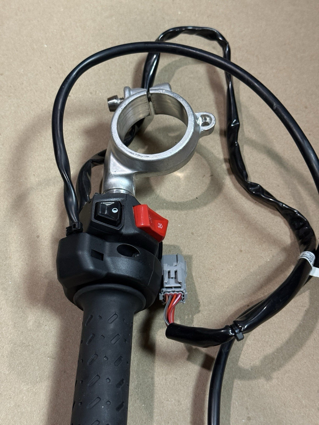Genuine OEM Aprilia RSV4 Right Clip-On Handlebar w/ Switches Ignition 2021-2024