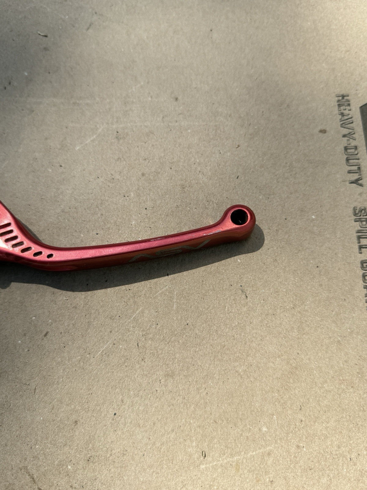 2013-2018 Kawasaki Ninja ZX6R 636 OEM Clutch Perch ASV Red Adjustable Lever5