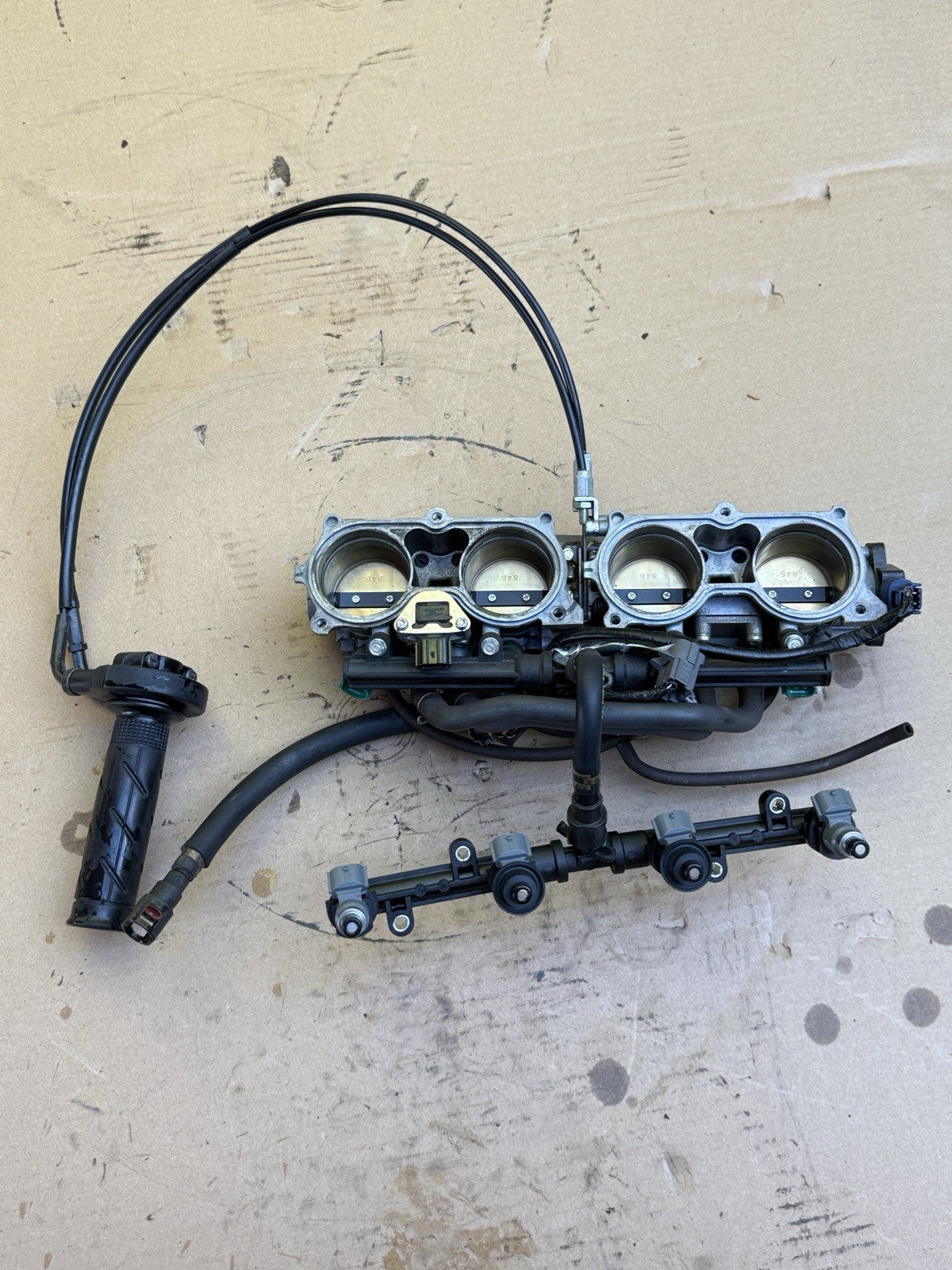 2008-2016 Honda CBR1000RR OEM Throttle Body Bodies Fuel Injectors 16460-MFL-00318