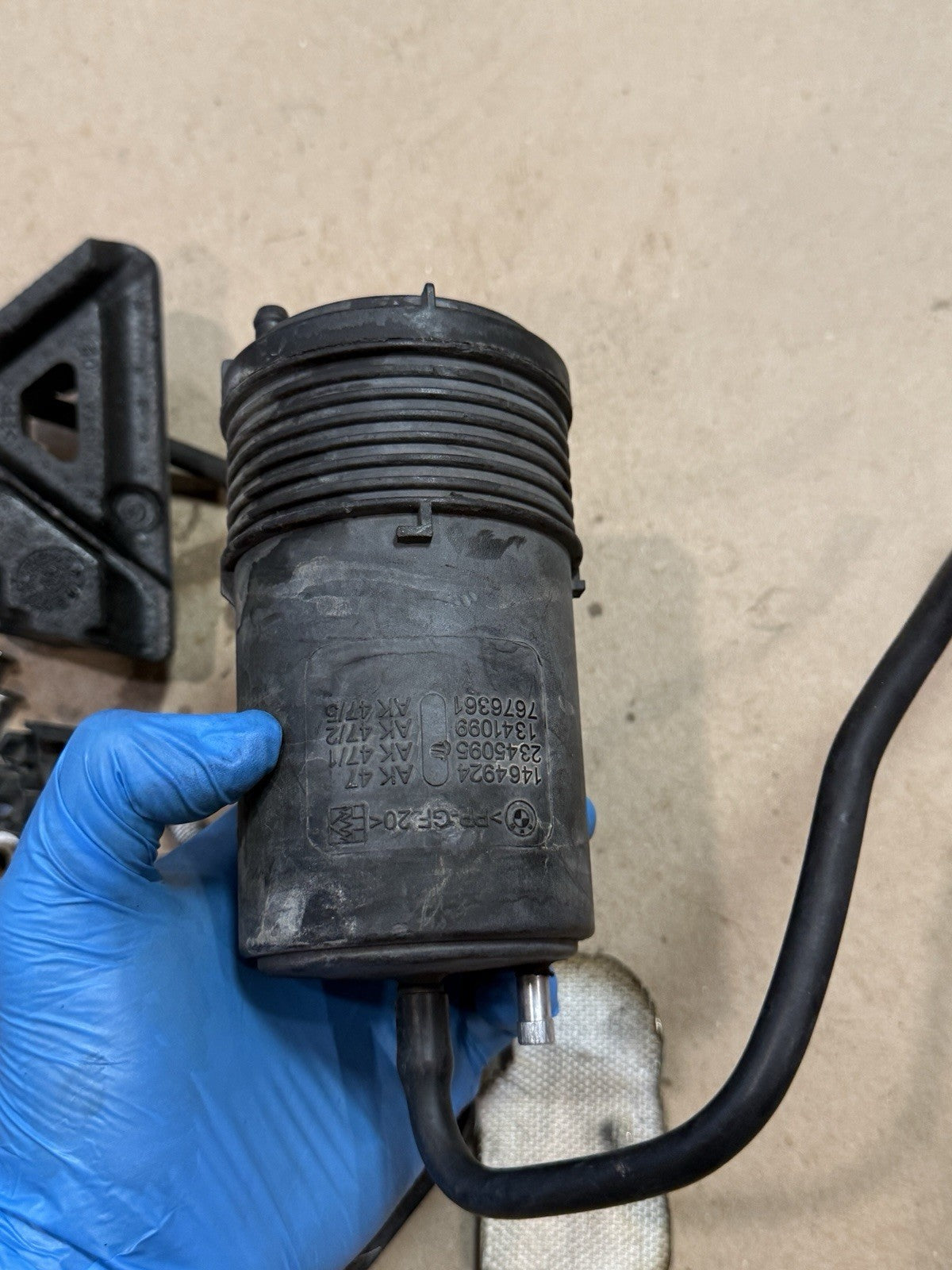 2010-2014 BMW S1000RR OEM EVAP VAPOR CHARCOAL EMISSION CANISTER
