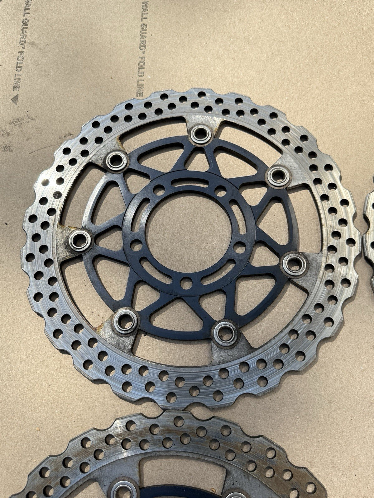 13-23 KAWASAKI NINJA ZX6R OEM FRONT LEFT RIGHT BRAKE ROTORS DISCS 4.9MM5
