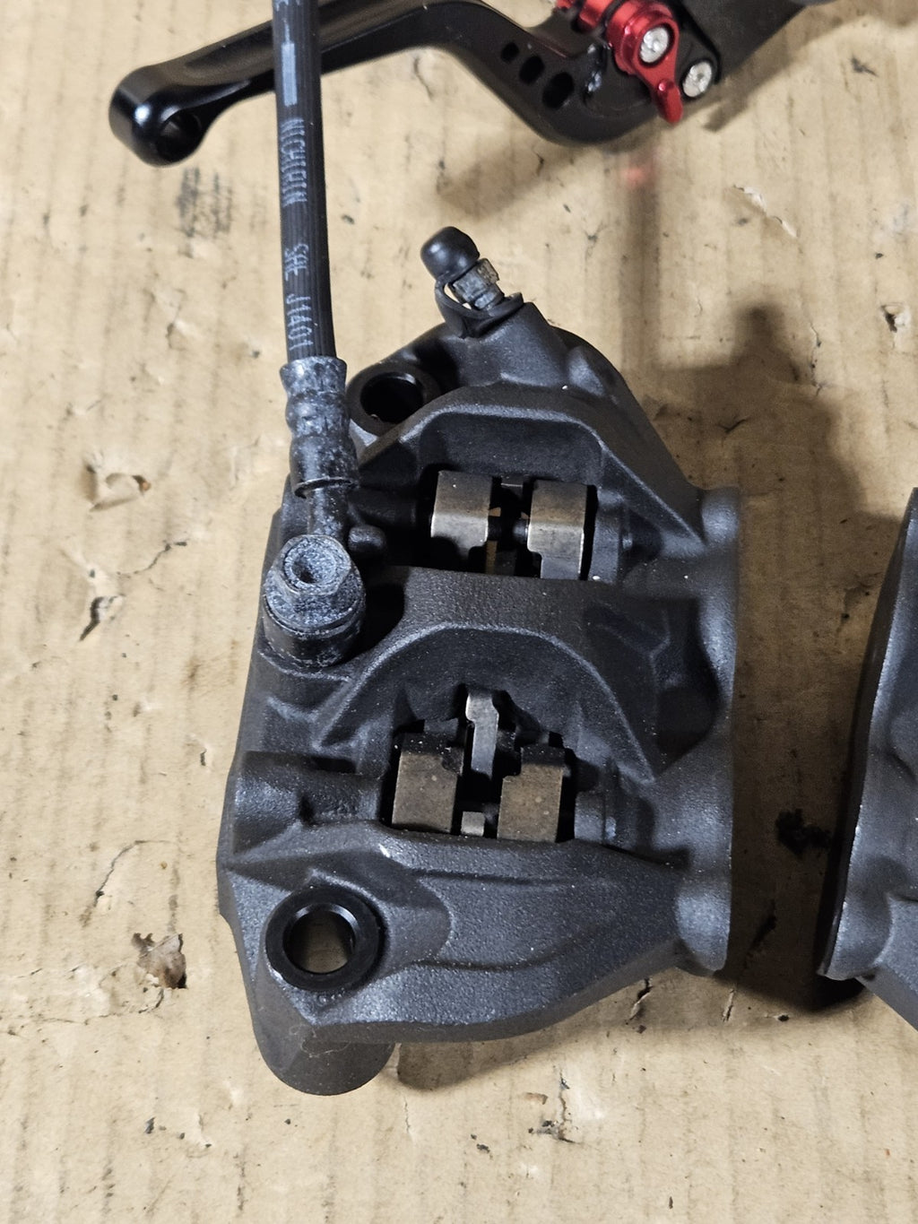  2013 Honda CBR600RR Front Brake Caliper Master Cylinder Lever Assembly Complete6