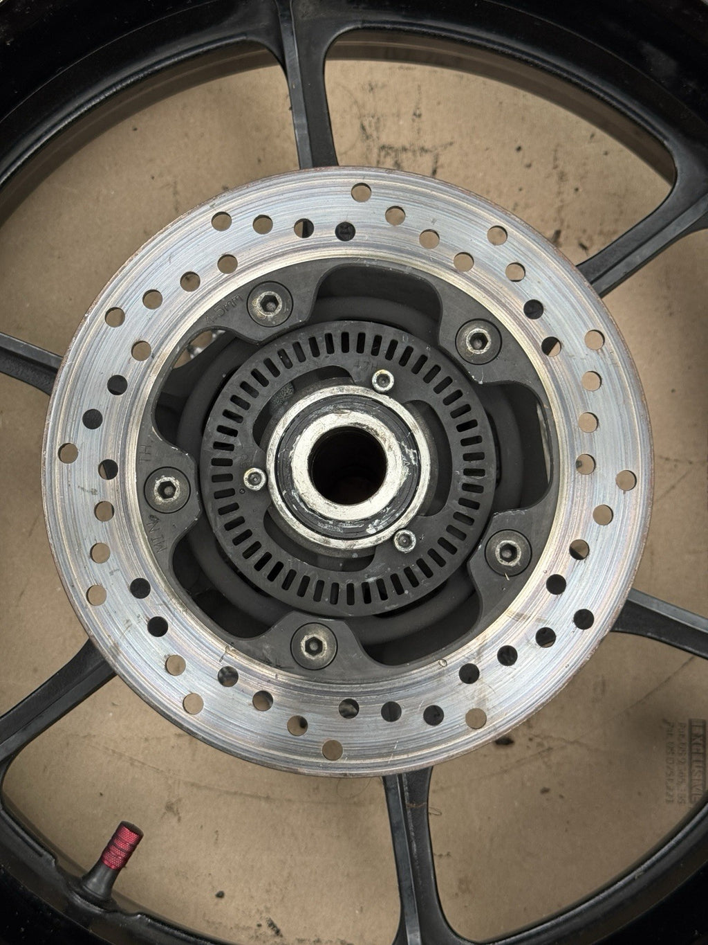 2017-2025 Suzuki GSXR1000 GSXR1000R OEM Front Rear Wheels Rotors Sprocket Hub20