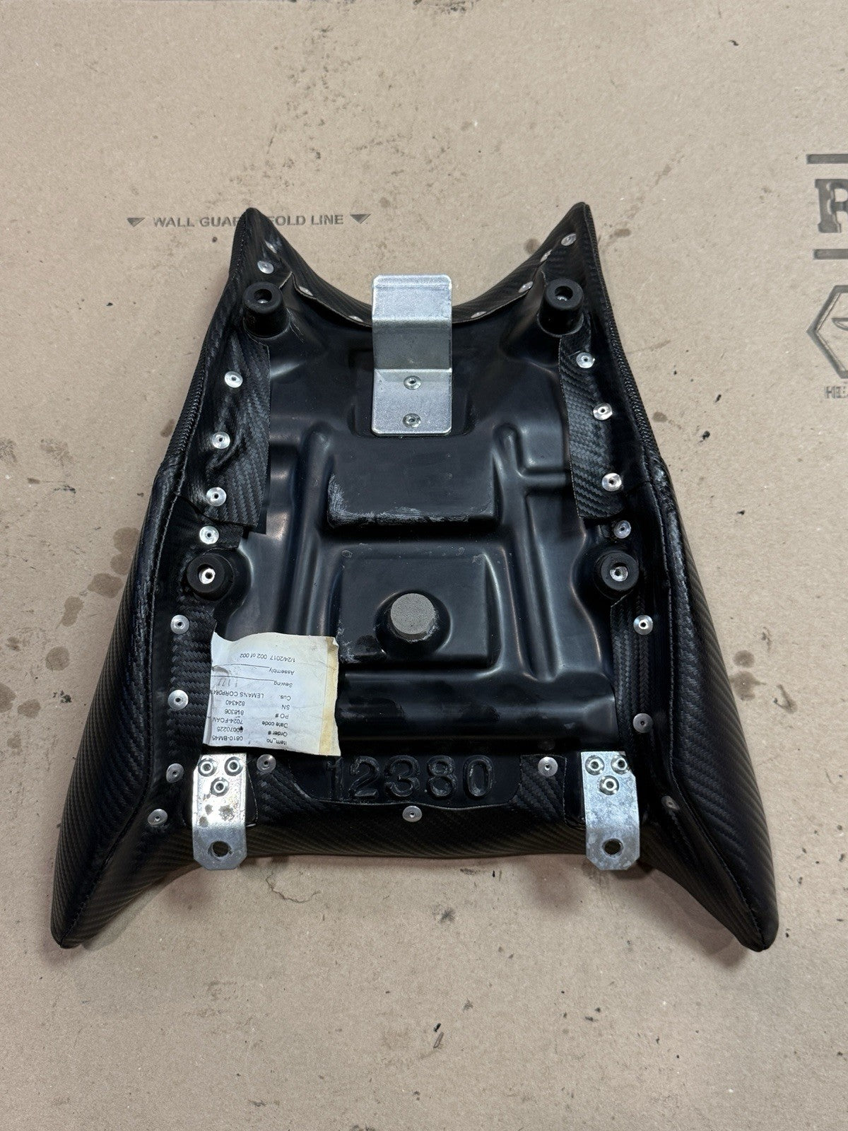 2009-2011 BMW S1000RR GP-V1 Solo Seat Saddle Cushion Pad Cover Battery Tray Rear