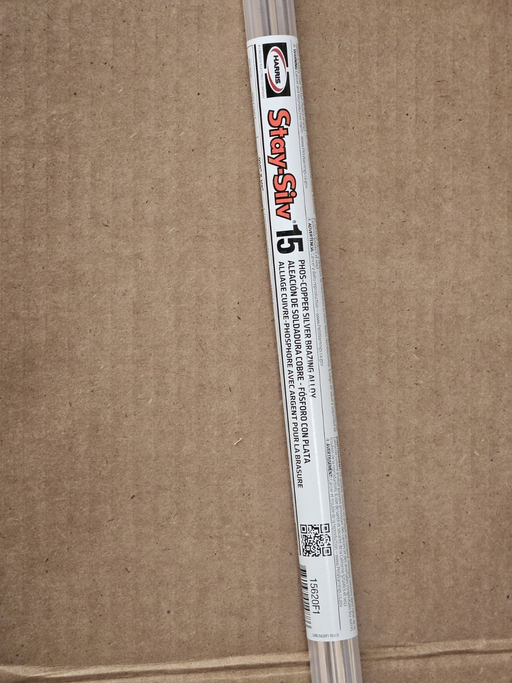 Harris-15620F1 Stay-Silv 15% Flat Brazing Rods (28 Sticks per Tube) NEW 1LB Pack
