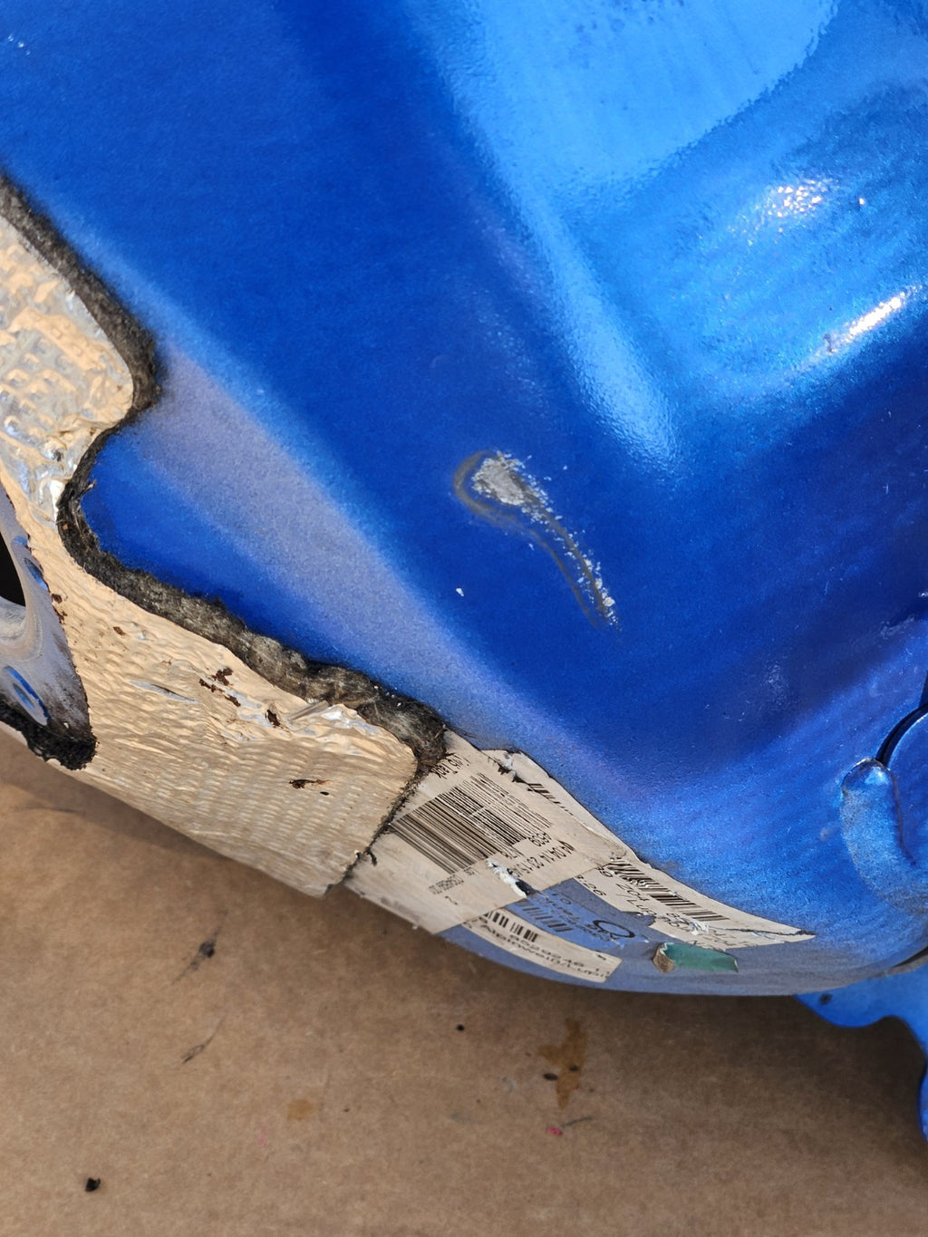 10-18 BMW S1000RR OEM Fuel Gas Tank Petrol Reservoir Factory Genuine Tank BLUE