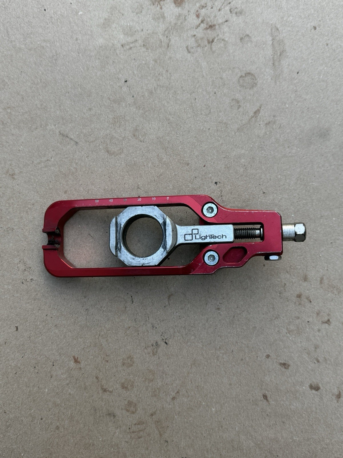 09-16 Suzuki GSXR1000 Lightech Chain Guide Adjusters RED6
