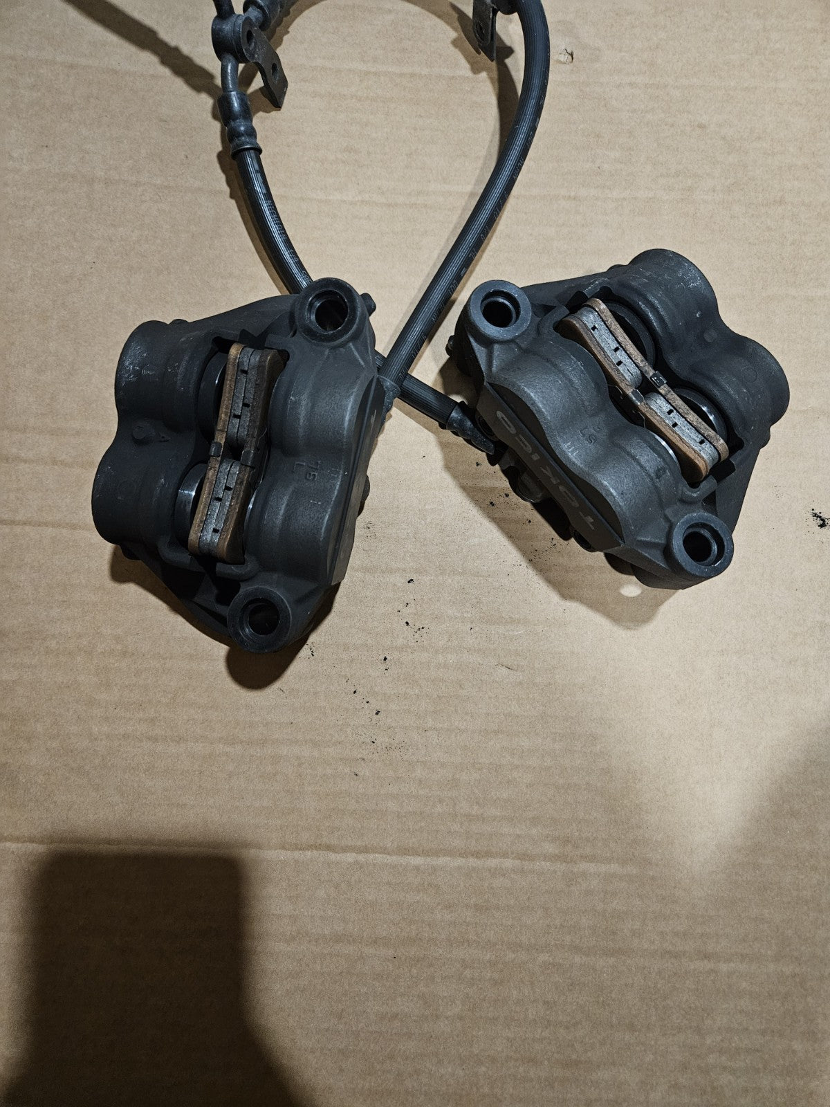 2011 Honda CB1000R OEM Front Brake Calipers Set w/ ASV Lever