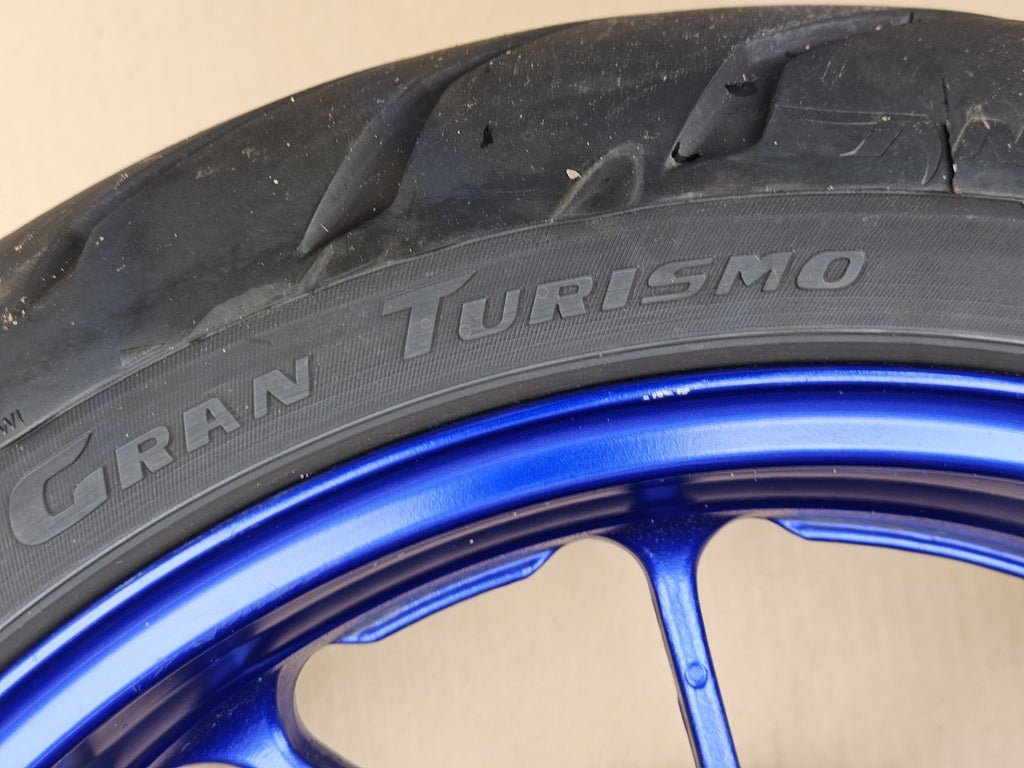2022 22-25 Yamaha YZF-R7 YZFR7 Rear Wheel Blue Rim Set OEM Rear Rim7