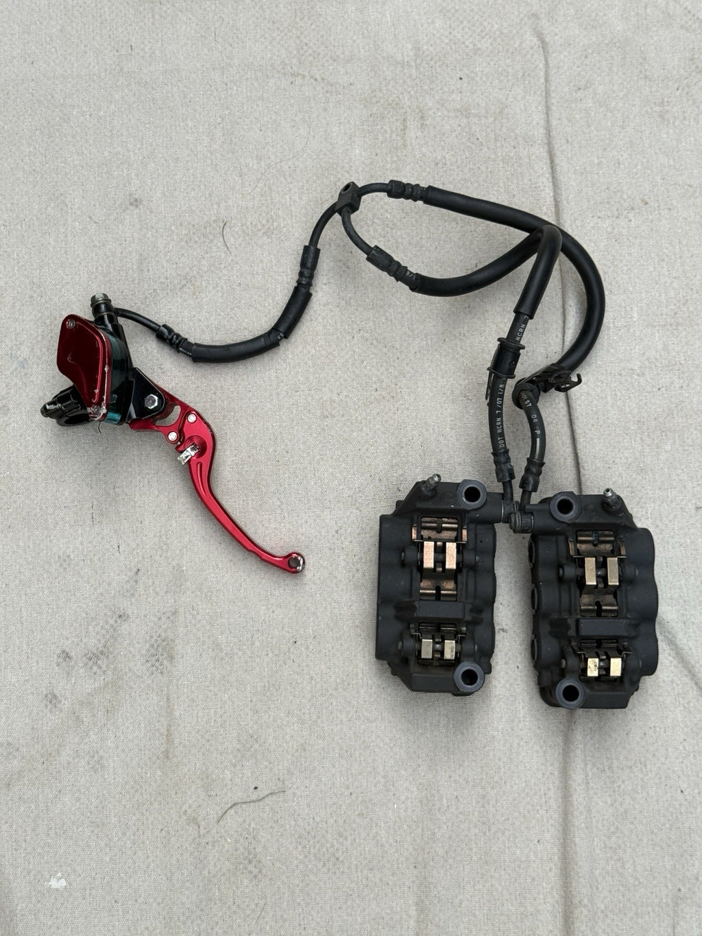 2007-2008 Yamaha YZF-R1 R1 OEM Front Brake Calipers L&R Master Cylinder Radial 13
