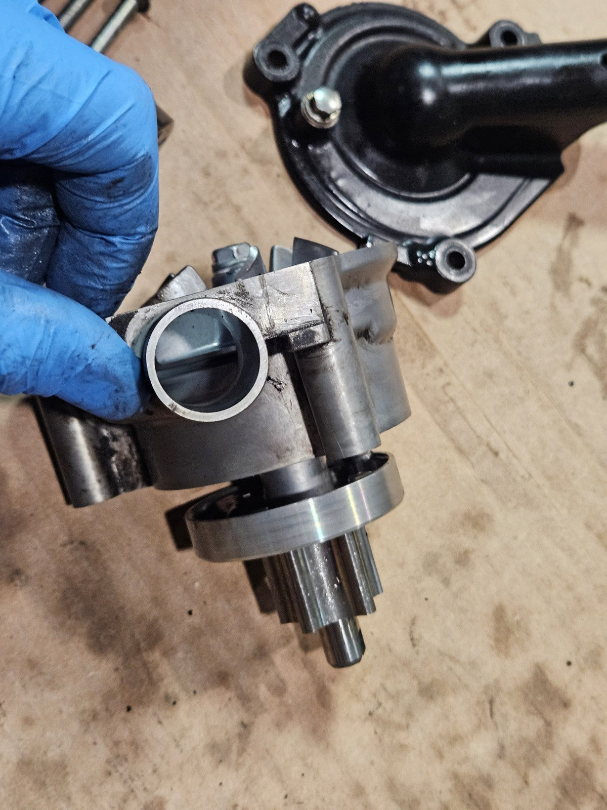 13-18 2015 Kawasaki Ninja ZX6R Engineoem Water Oil Pump Used Genuine OEM Working