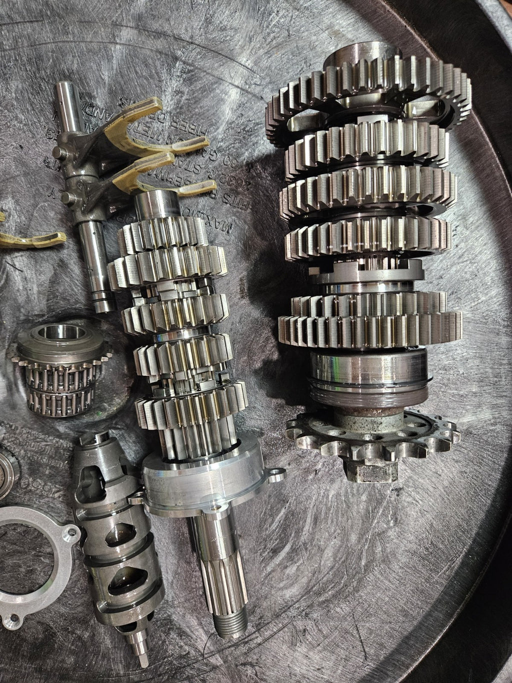15-18 BMW S1000RR OEM Transmission Gearbox Complete Assembly 6 Speed Shift Drum