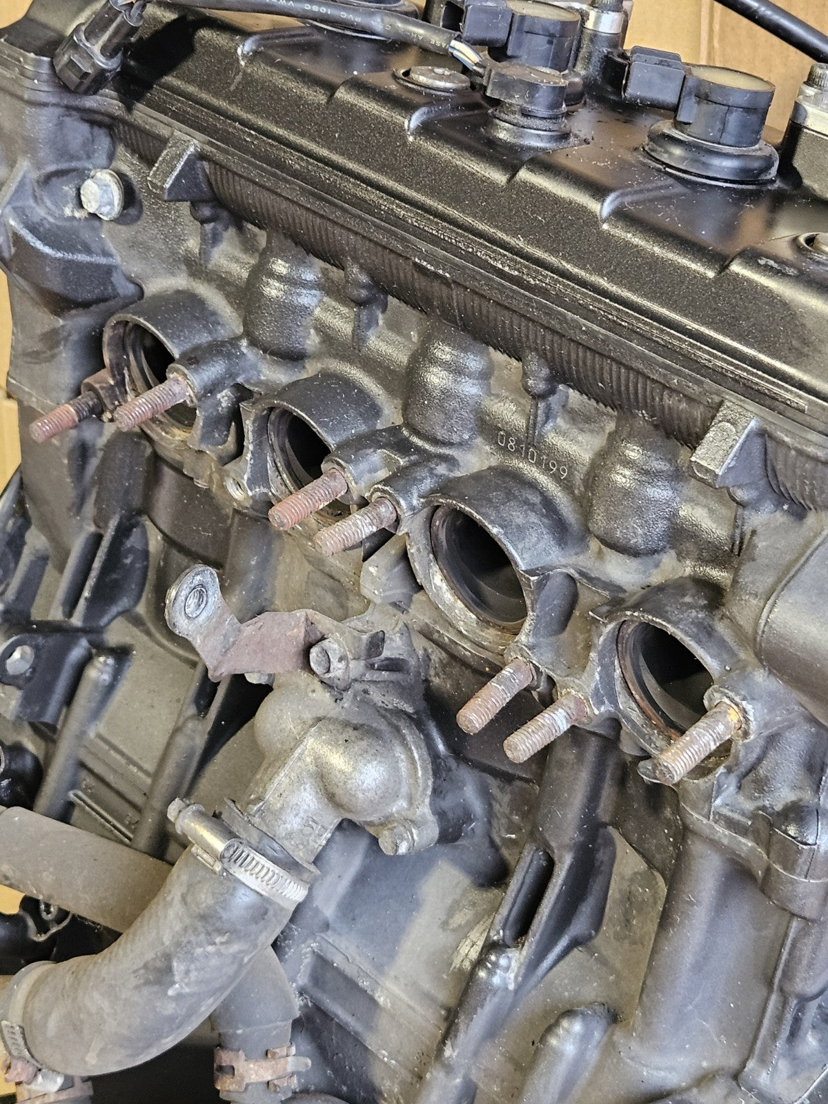 08-16 Yamaha R6 YZF-R6 YZF R6 Engine Motor READ COMPLETE ENGINE Running21