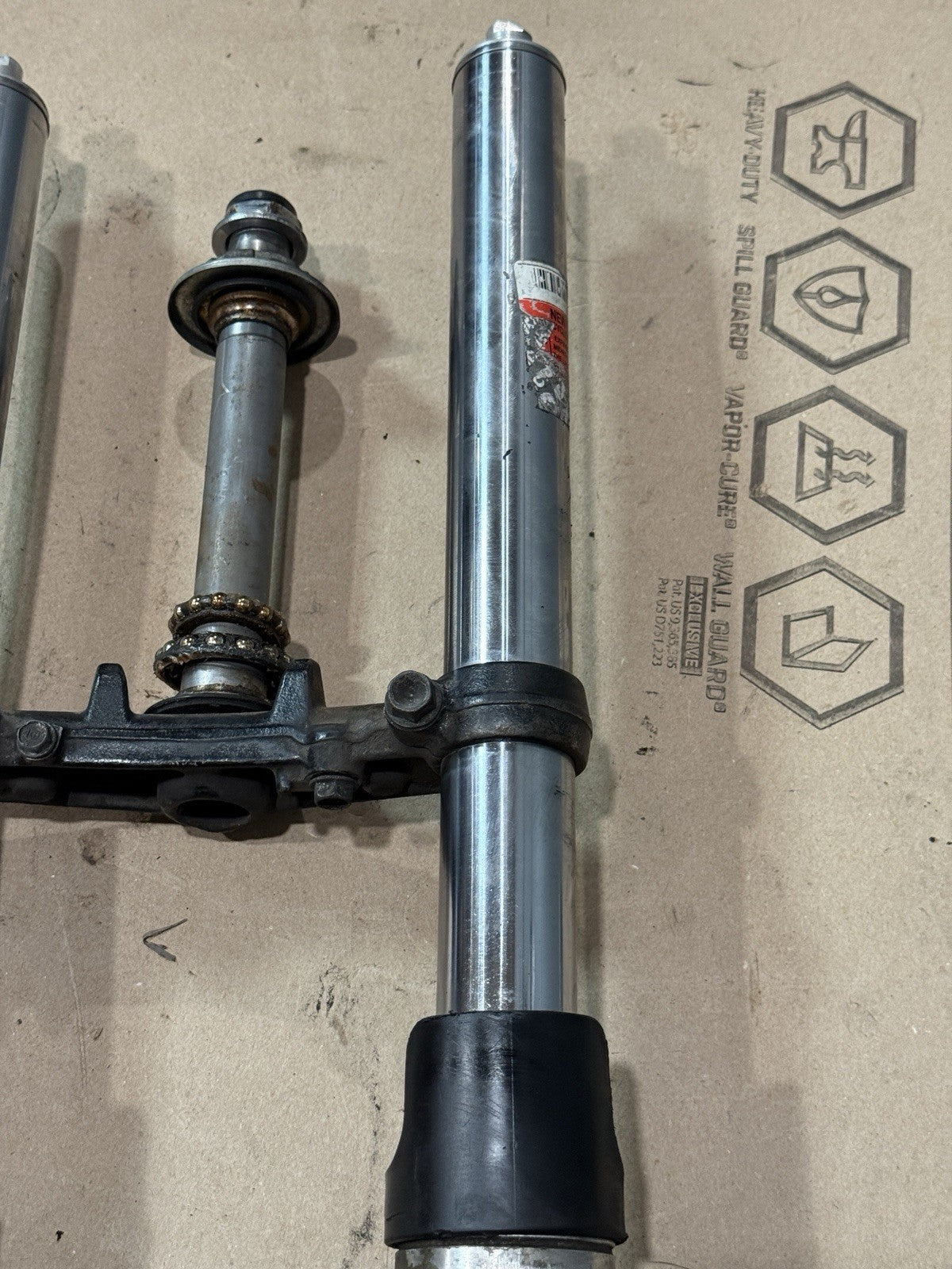 2002 Honda CBR 600 F4i CBRf4i F4 Left &  Right Forks with Triple Tree