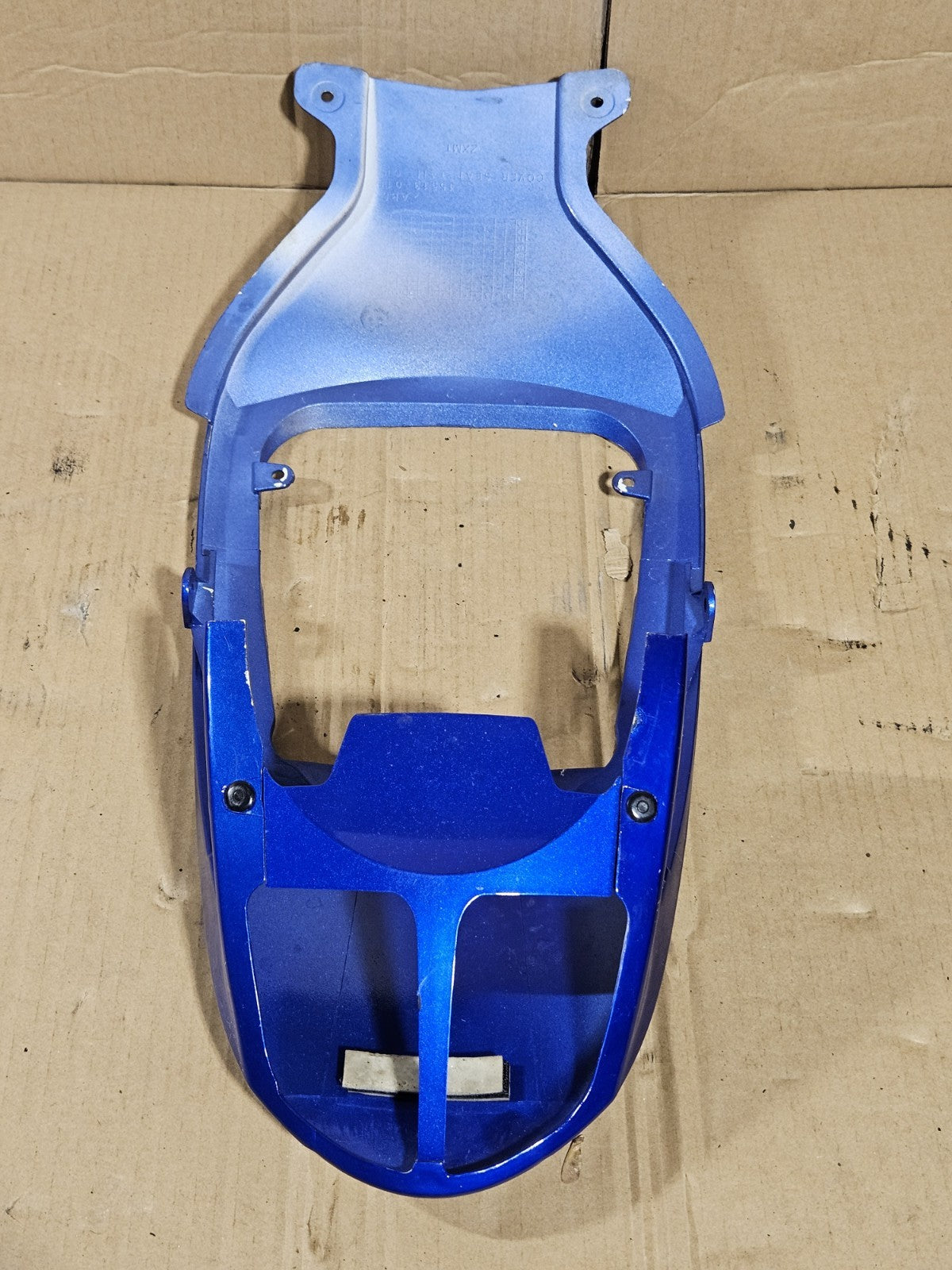 2006-2007 Suzuki GSXR600 GSXR750 OEM Center Tail Fairing Cowl Blue 45503-01H027