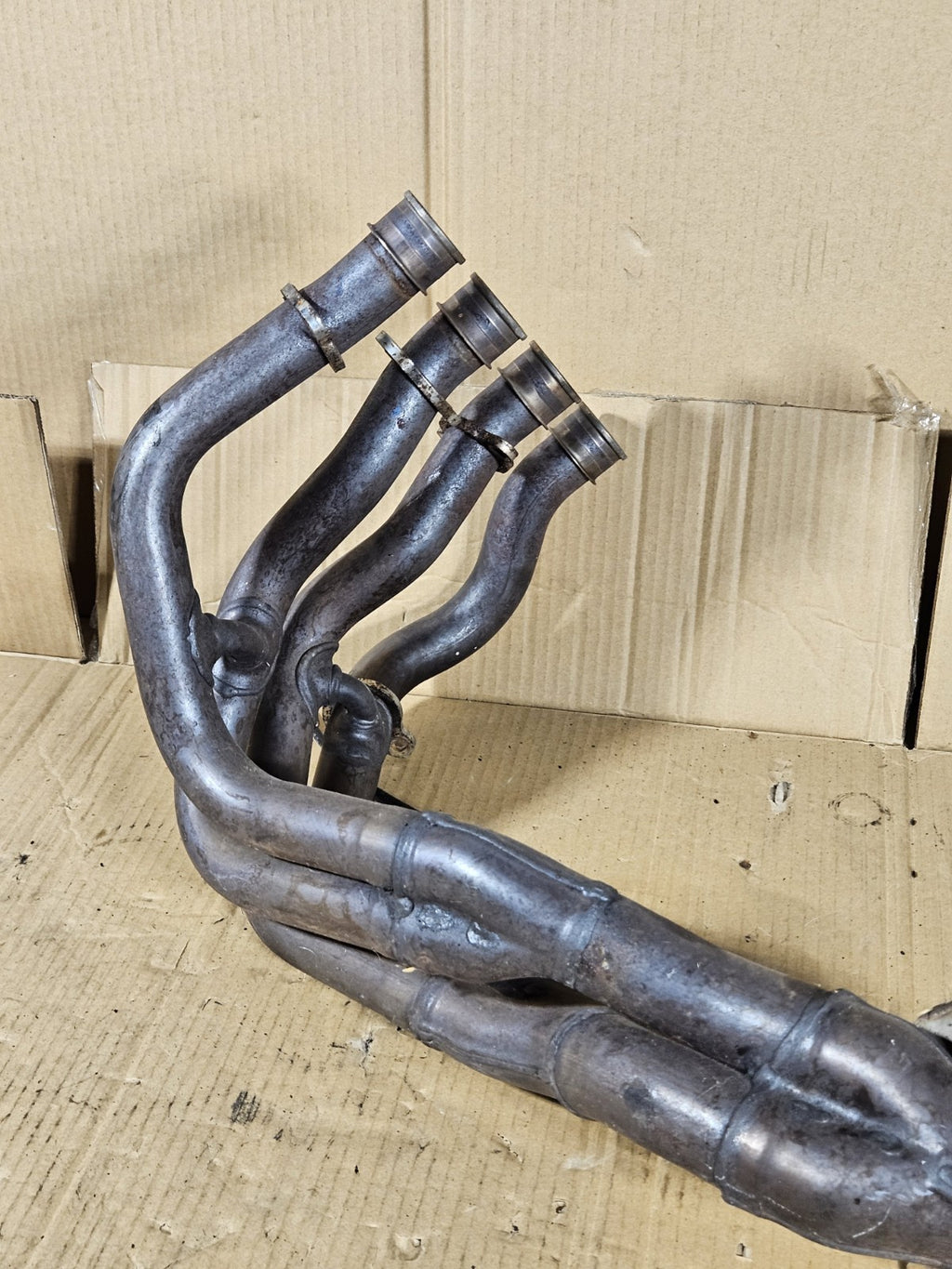 2013 Honda CBR600RR Exhaust Headers and Muffler with Headers OEM 18305-MJC-3054