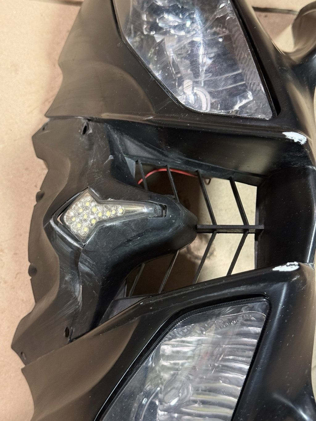 2008-16 Yamaha YZF-R6 OEM Front Headlight Head Light Lamp Assembly Tested Work