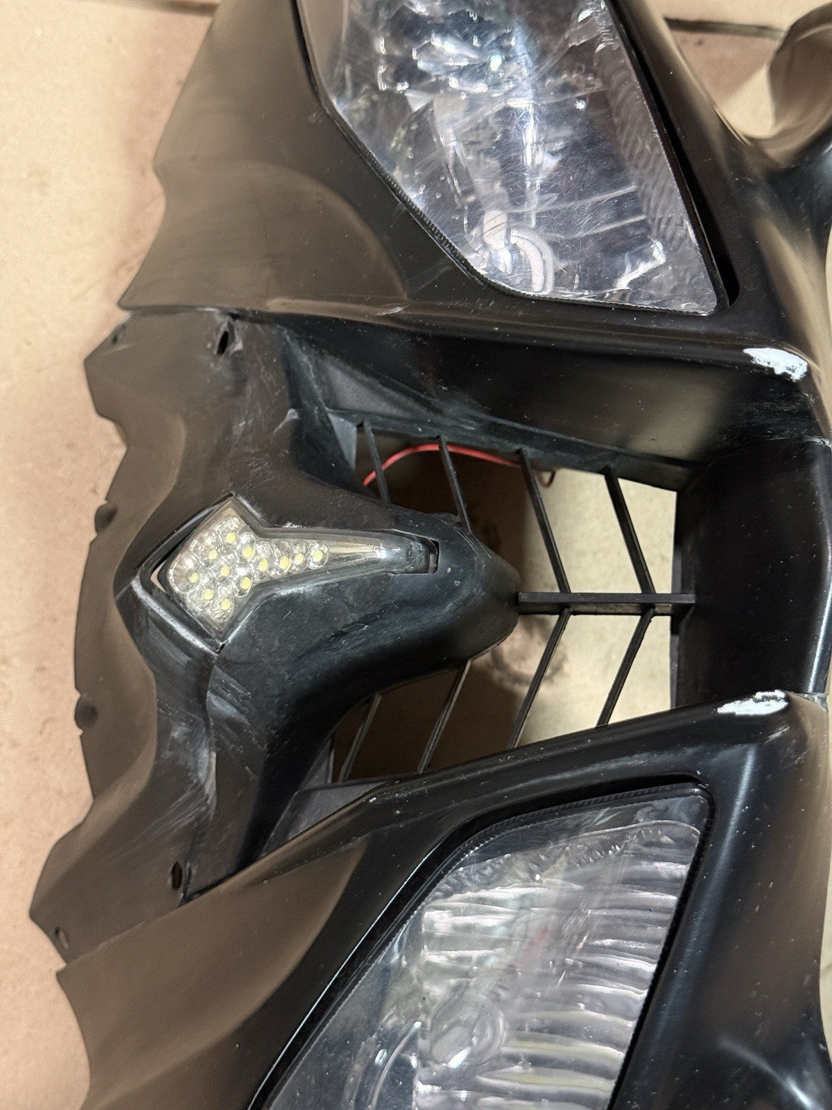 2008-16 Yamaha YZF-R6 OEM Front Headlight Head Light Lamp Assembly Tested Work