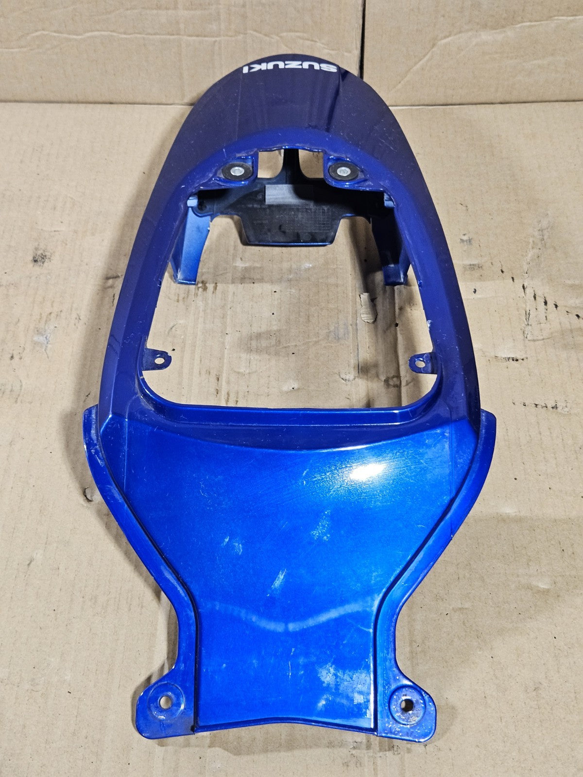 2006-2007 Suzuki GSXR600 GSXR750 OEM Center Tail Fairing Cowl Blue 45503-01H023